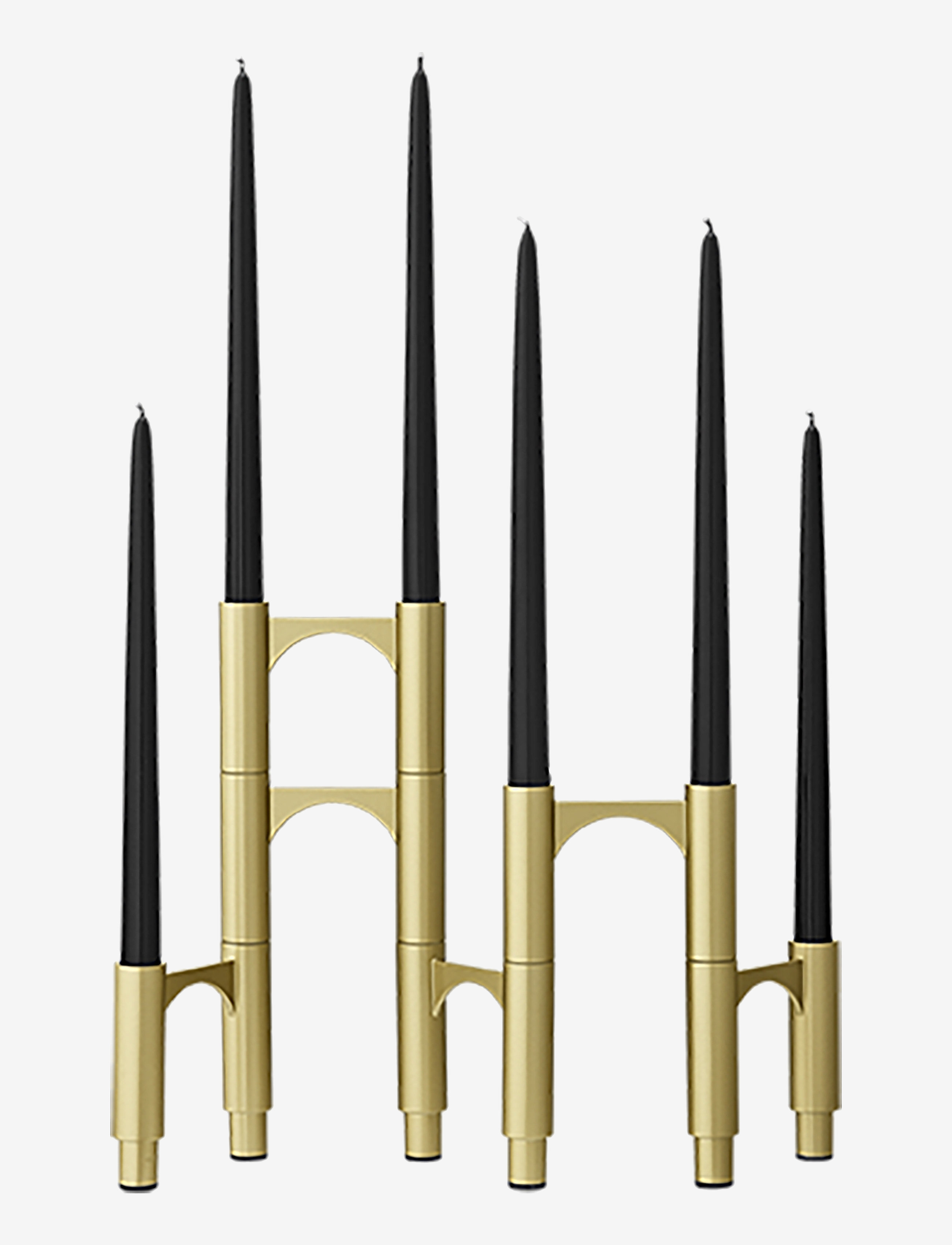AYTM Compono Lysestage Sæt/3, H:12 cm, Decoration, Gold - Candlesticks & Tealight Holders, Homeware