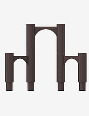 AYTM - COMPONO candleholder set/3 - najniższe ceny - brown - 2
