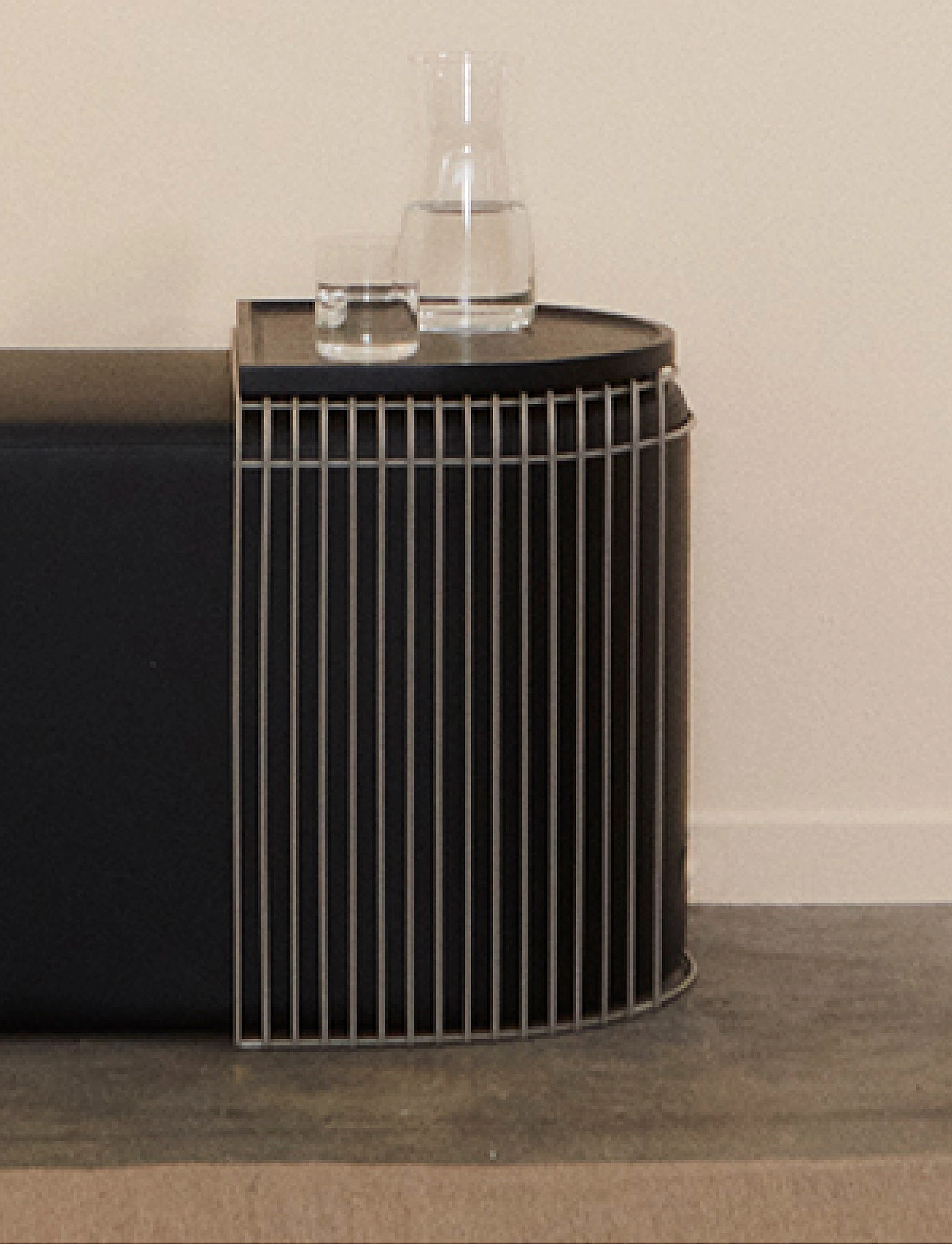 AYTM Curva Bord, One Size, Tables, Beige - Side Tables & Small Homeware