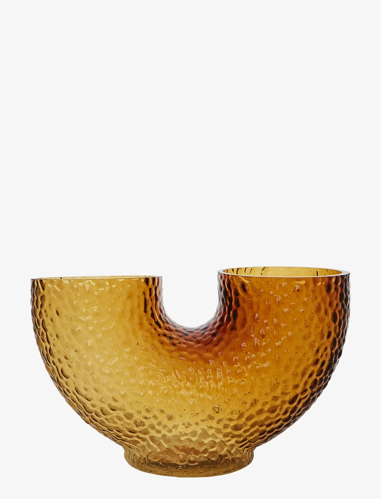 AYTM - ARURA Low glass vase - duże wazony - amber - 0
