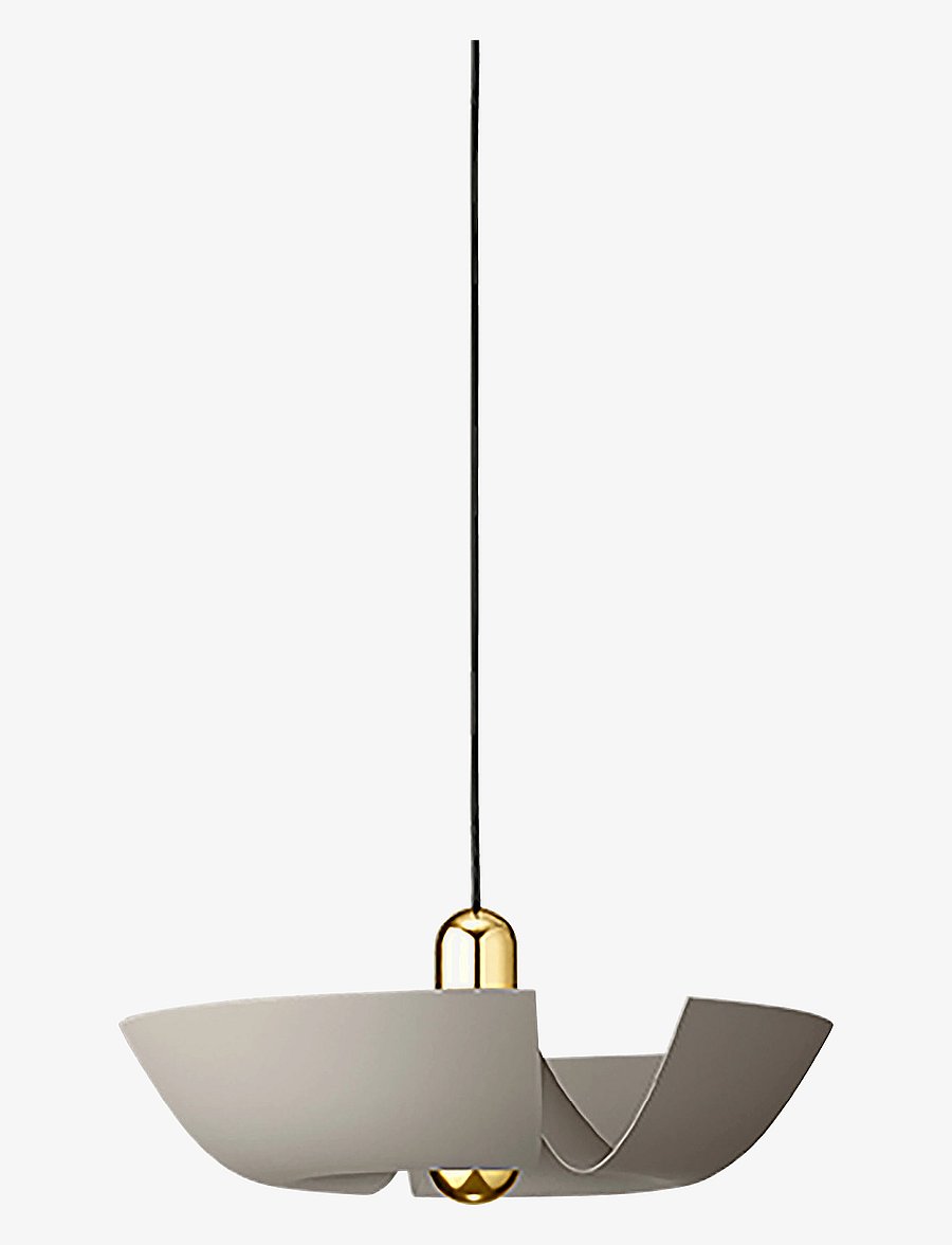 AYTM - CYCNUS Pendant - taupe/gold - 1