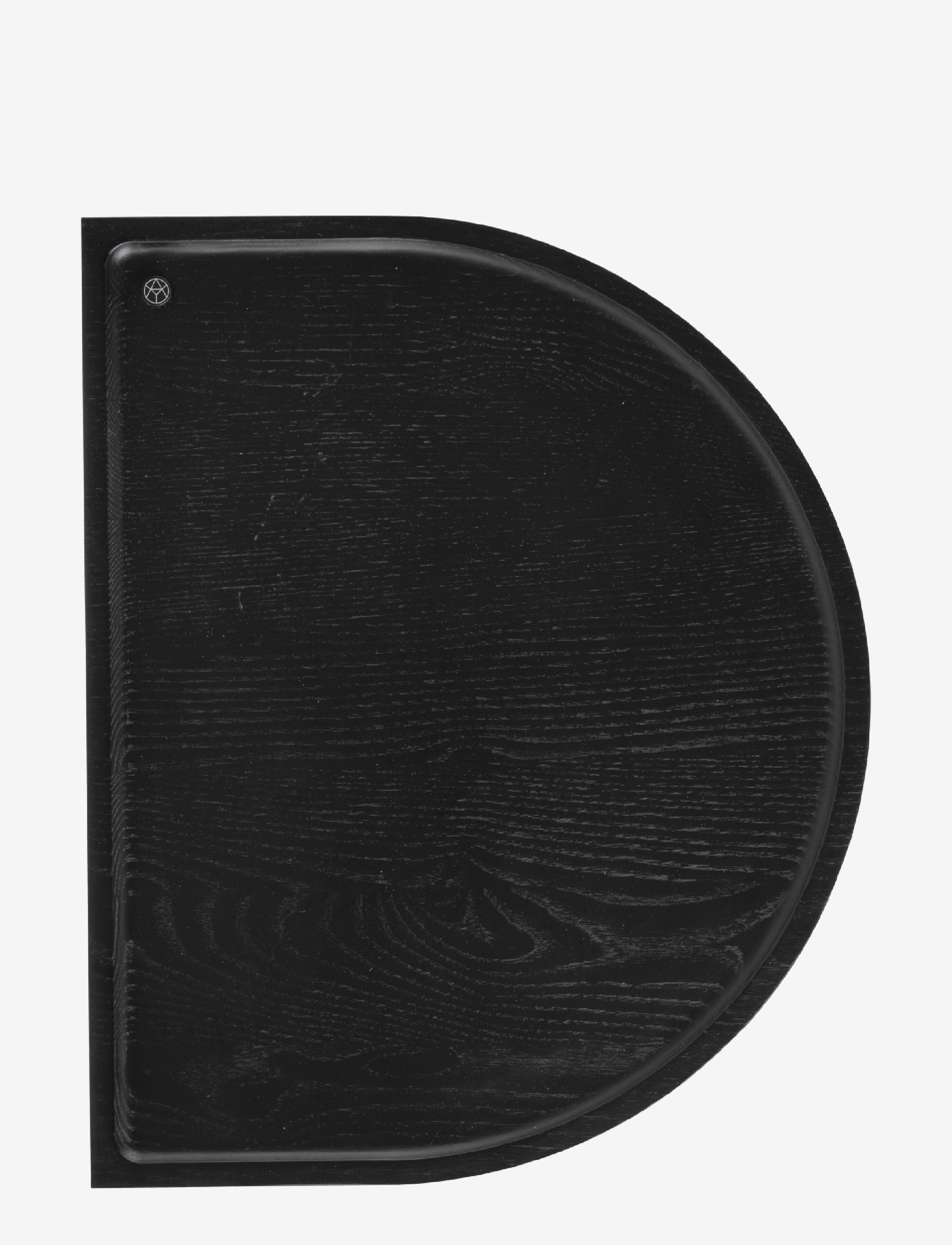 AYTM Sessio Bakke, Afrundet (Fsc 100%), Decorative Platters, Sort, Str: 32X40X4CM