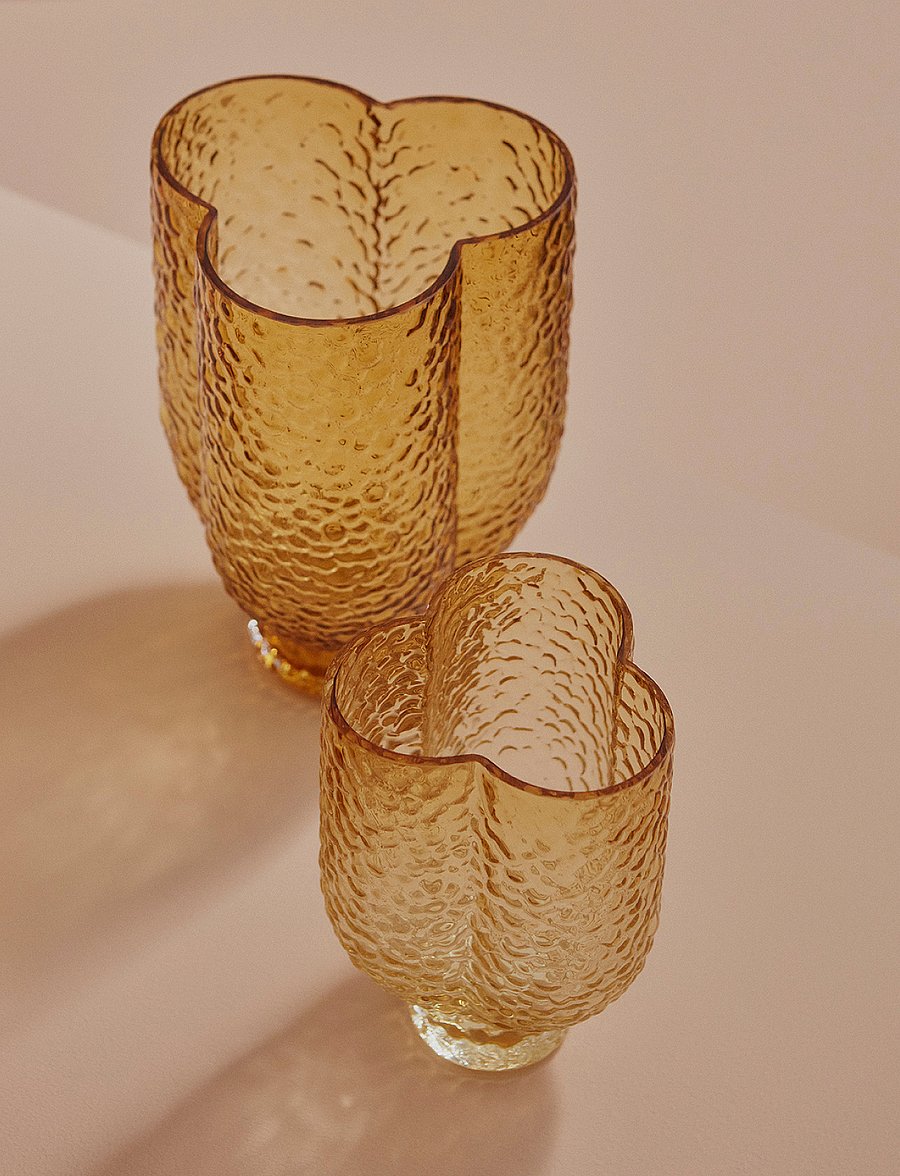 AYTM - ARURA trio vase - osta hinna alusel - amber - 2