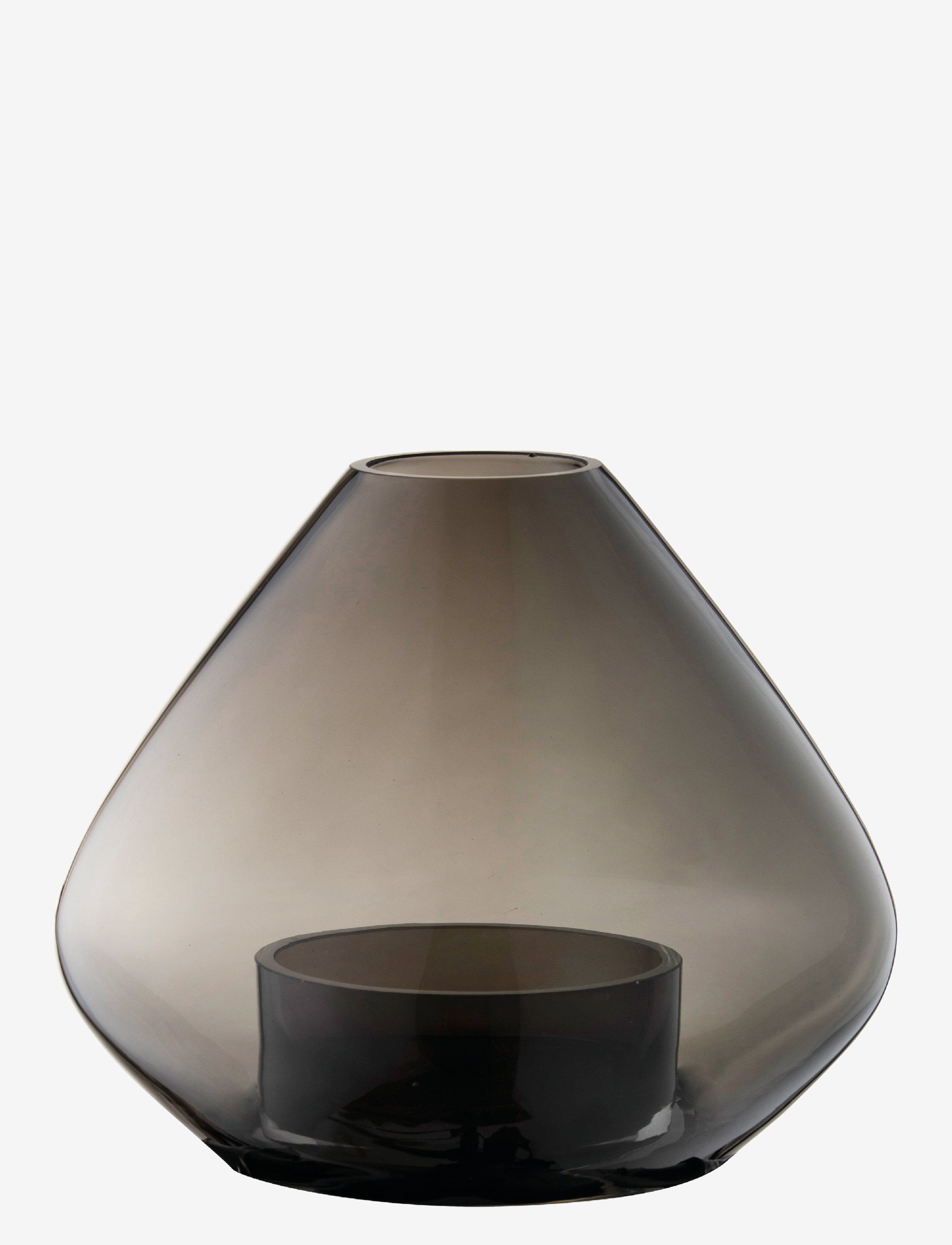 AYTM Uno Lanterne/Vase, H21 cm, Candlesticks & Tealight Holders, Schwarz - Indoor Lanterns, Homeware