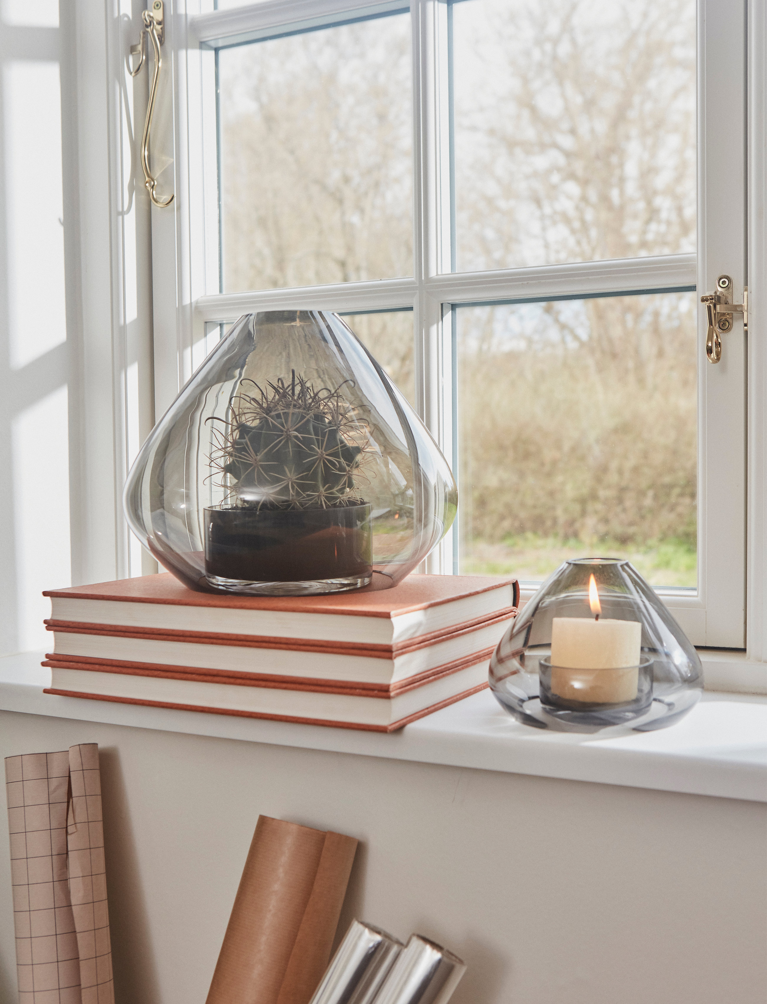 AYTM - UNO lantern/vase - teeküünlahoidjad - black - 1