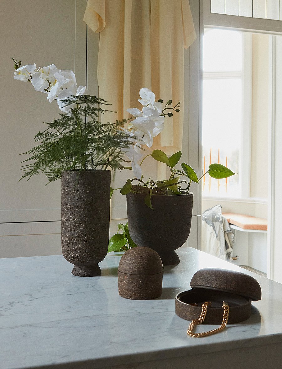 AYTM - TERRA flowerpot/vase - lillepotid - java brown - 0