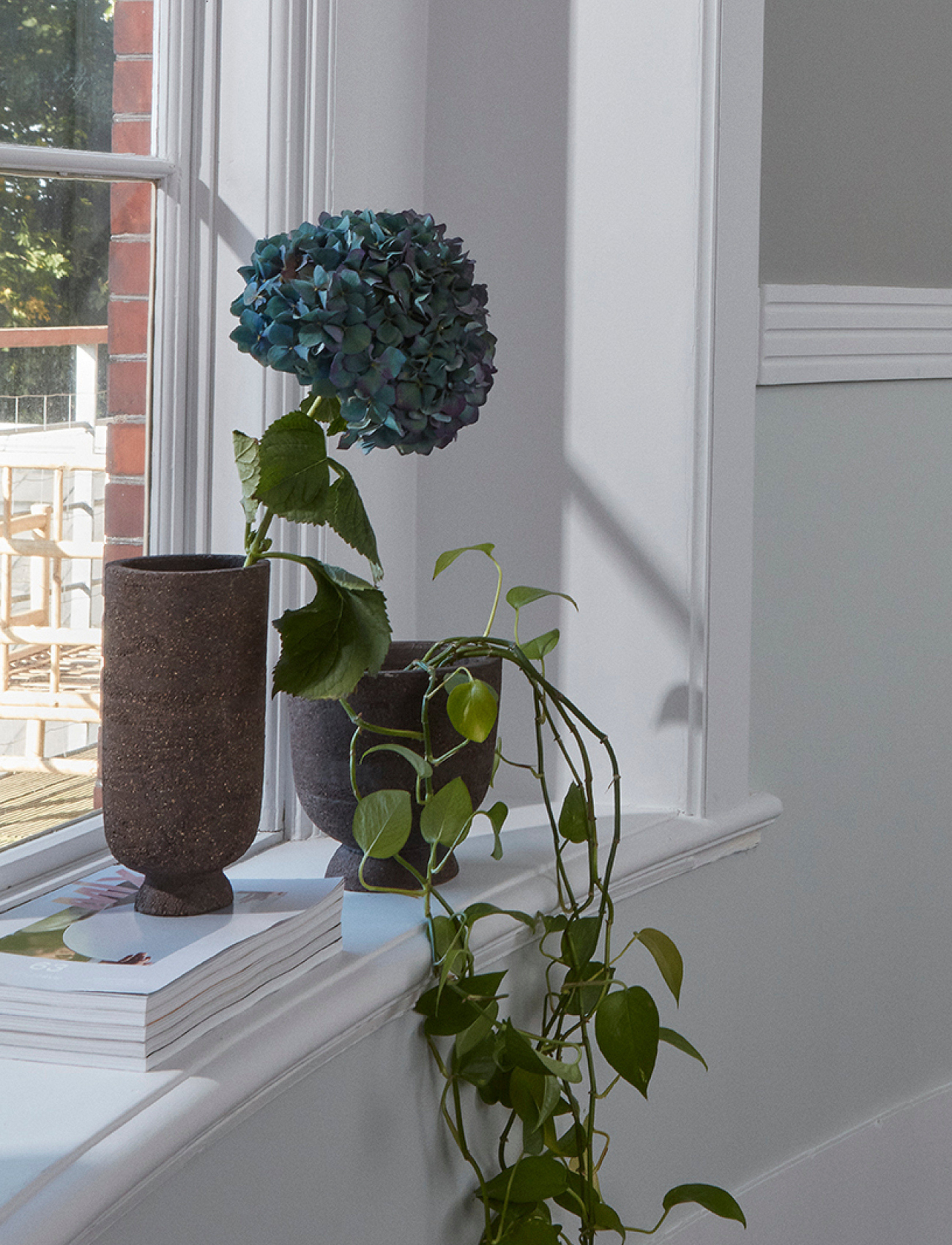 AYTM Terra Blomsterpotte/Vase, Ø13X27 cm, Decoration, Braun - Flower Pots, Homeware