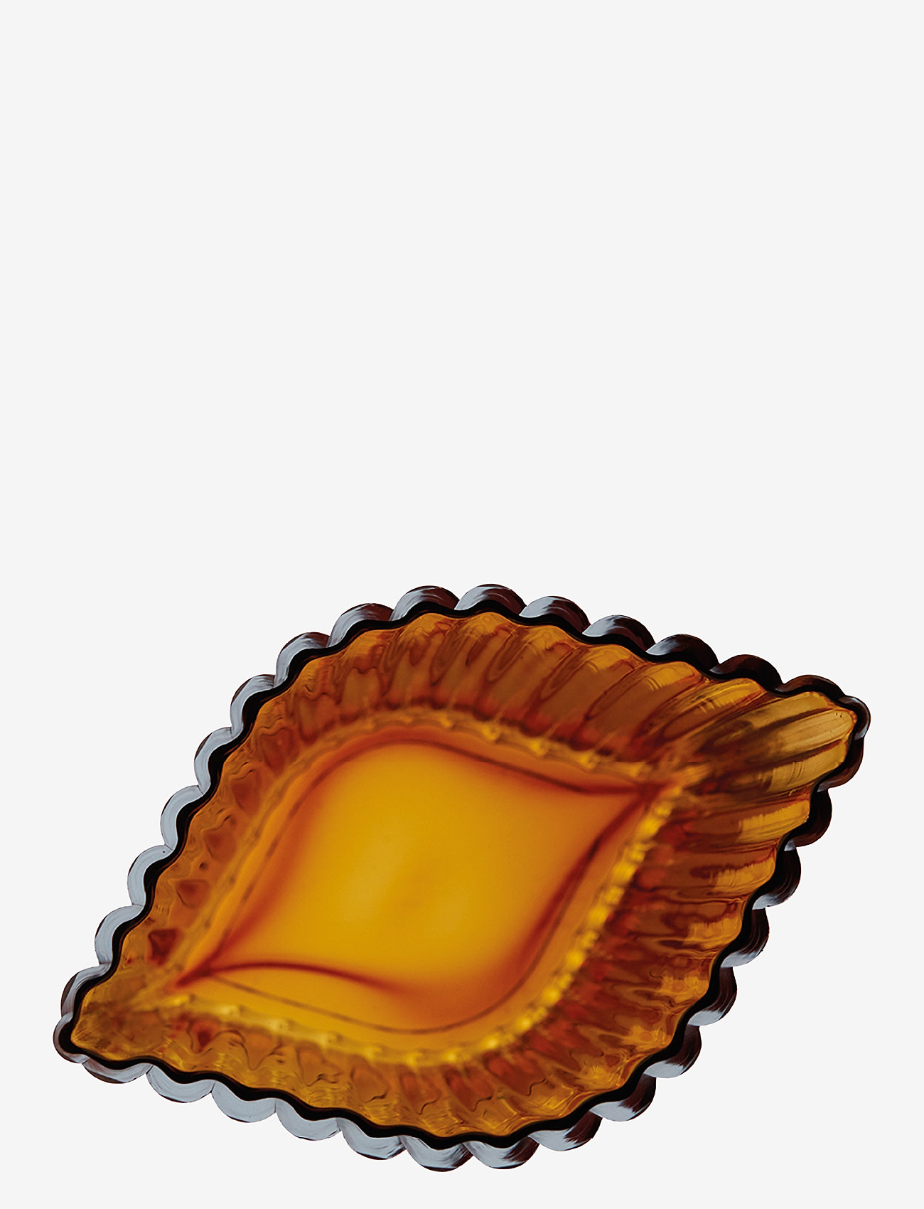 AYTM - FOLIUM vase - shop by price - amber - 3
