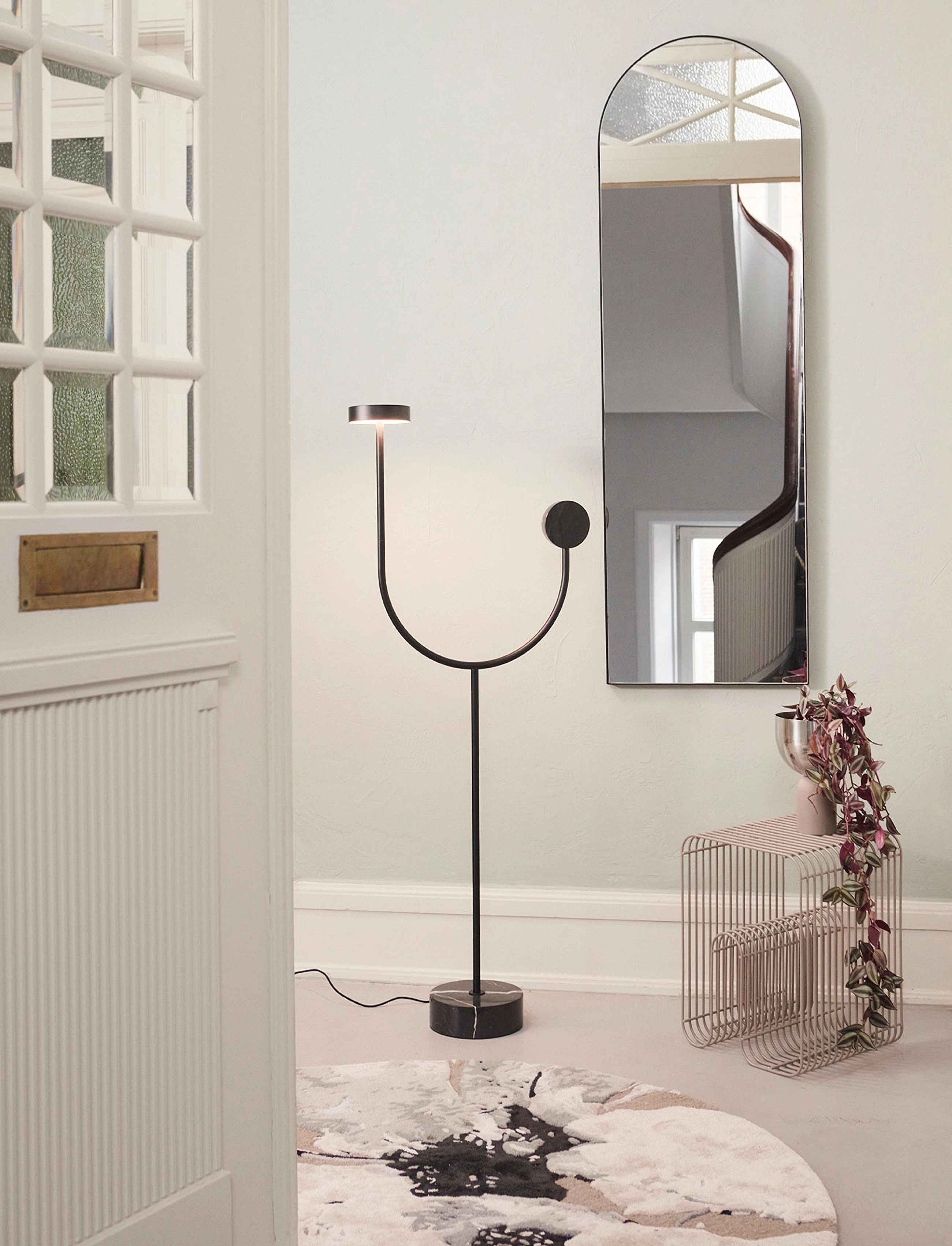 AYTM - GRASIL floor lamp - black/black - 3