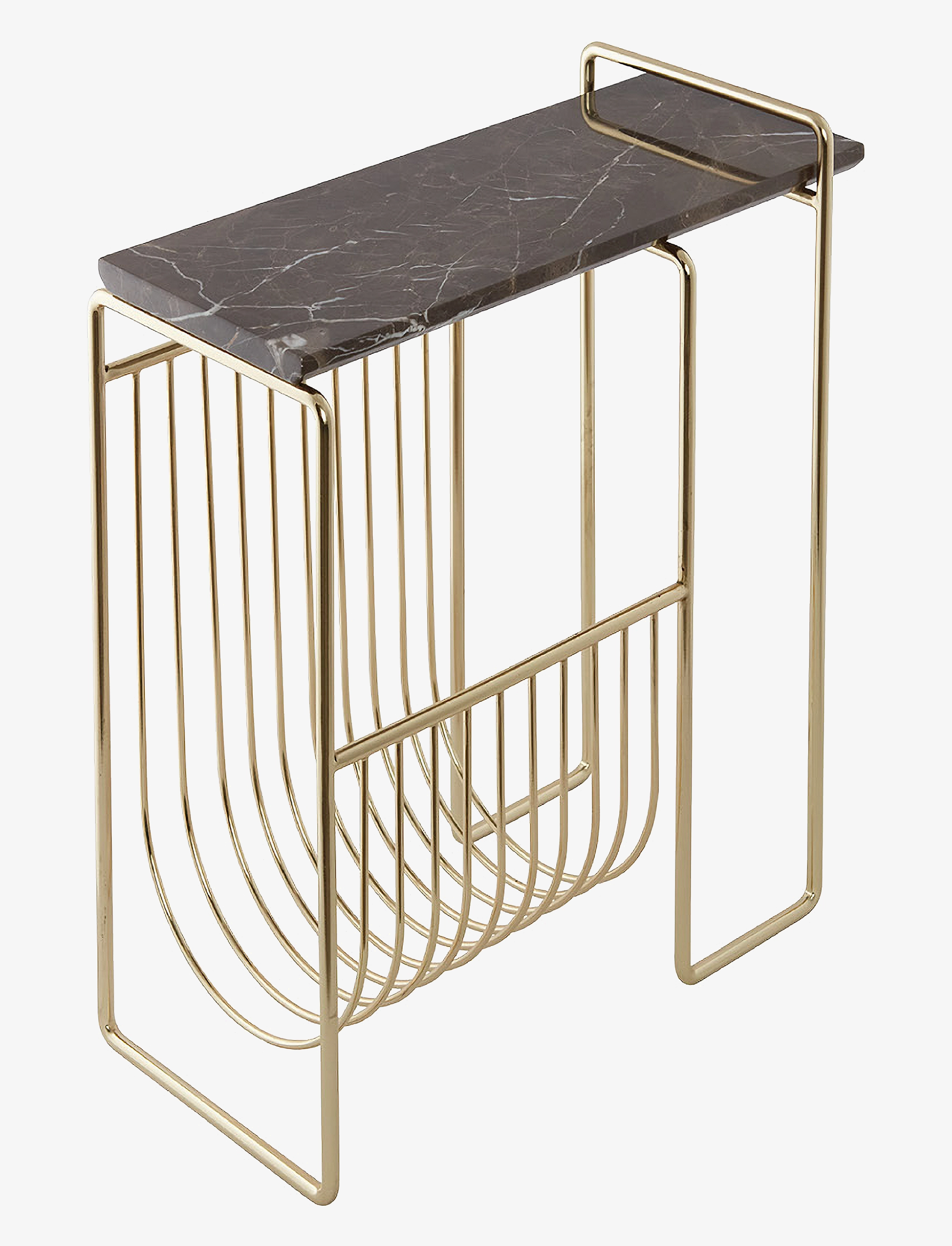AYTM SINO Magazine holder - Interior - GOLD/BROWN / gold