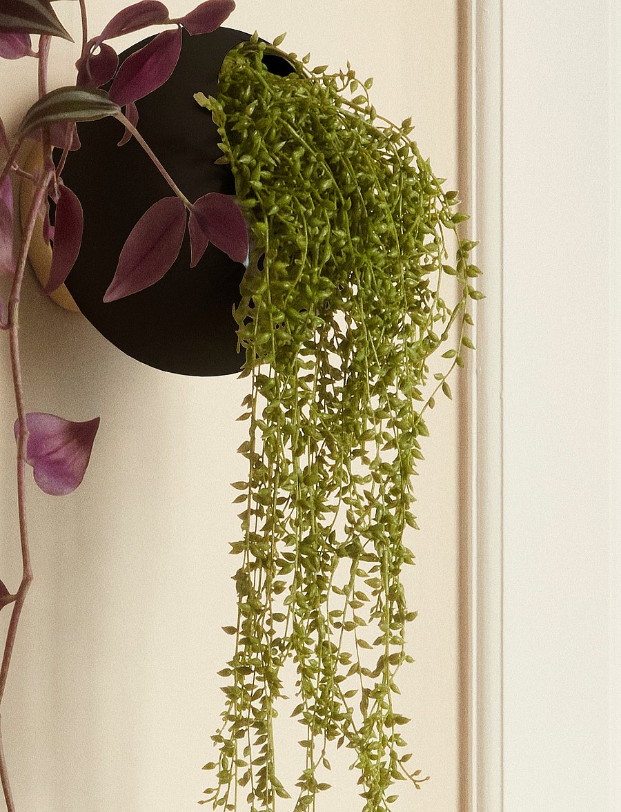 AYTM - GLOBE wall flowerpot - lillepotid - black - 0