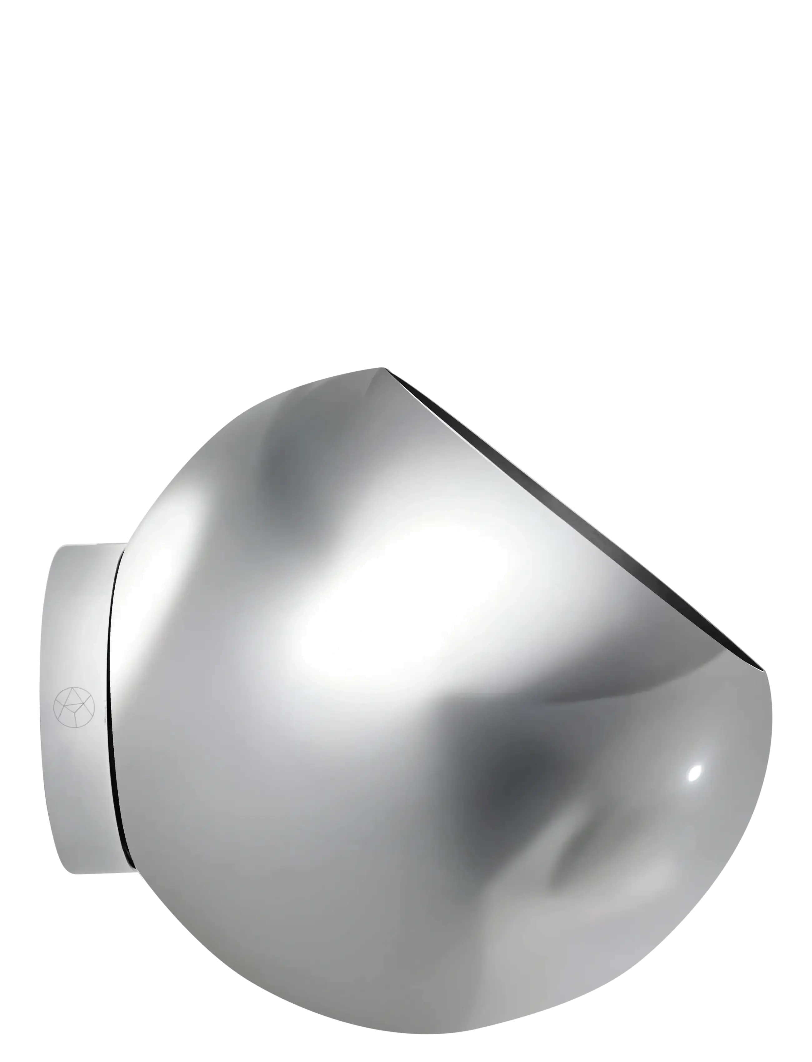 AYTM Globe Vægblomsterpotte, Ø21XH18.8 cm, Decoration, Silber - Flower Pots, Homeware