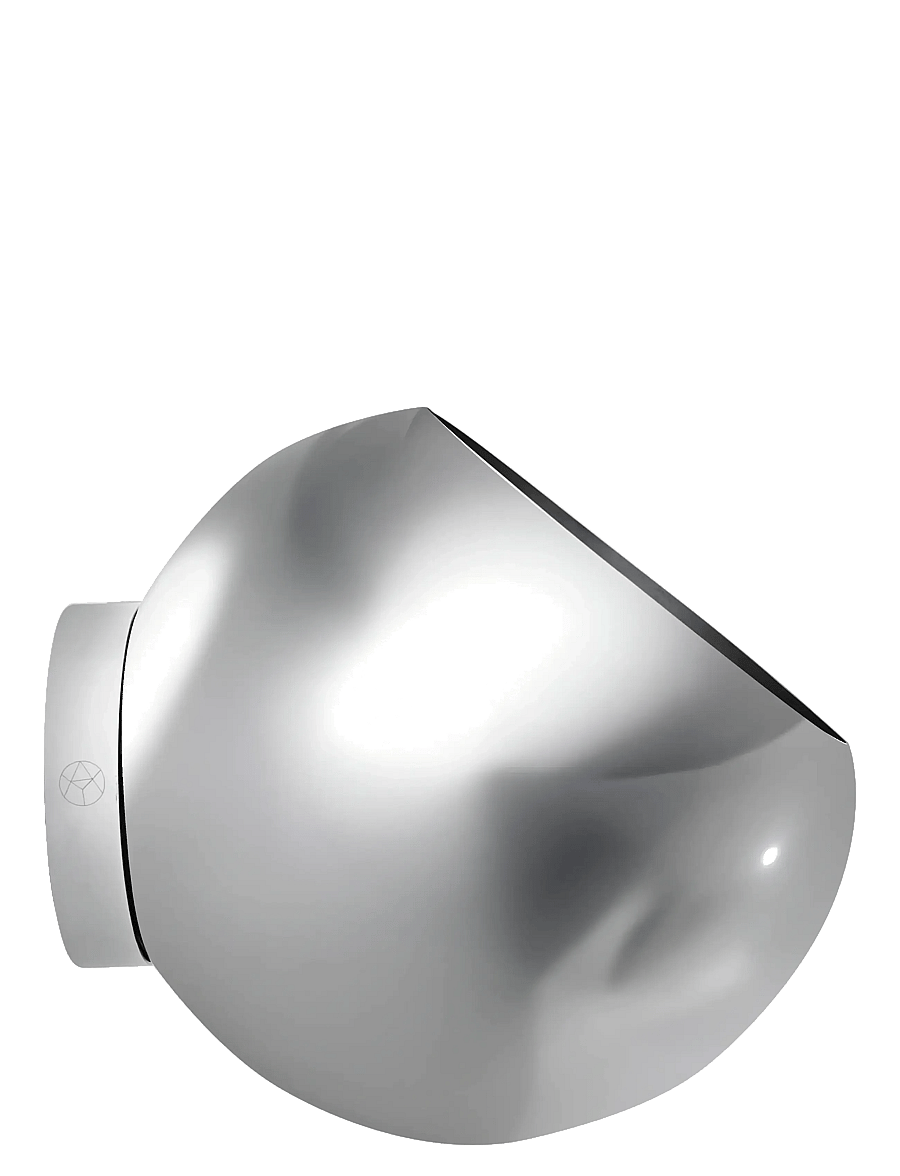 AYTM - GLOBE wall flowerpot - blumentöpfe - silver - 0