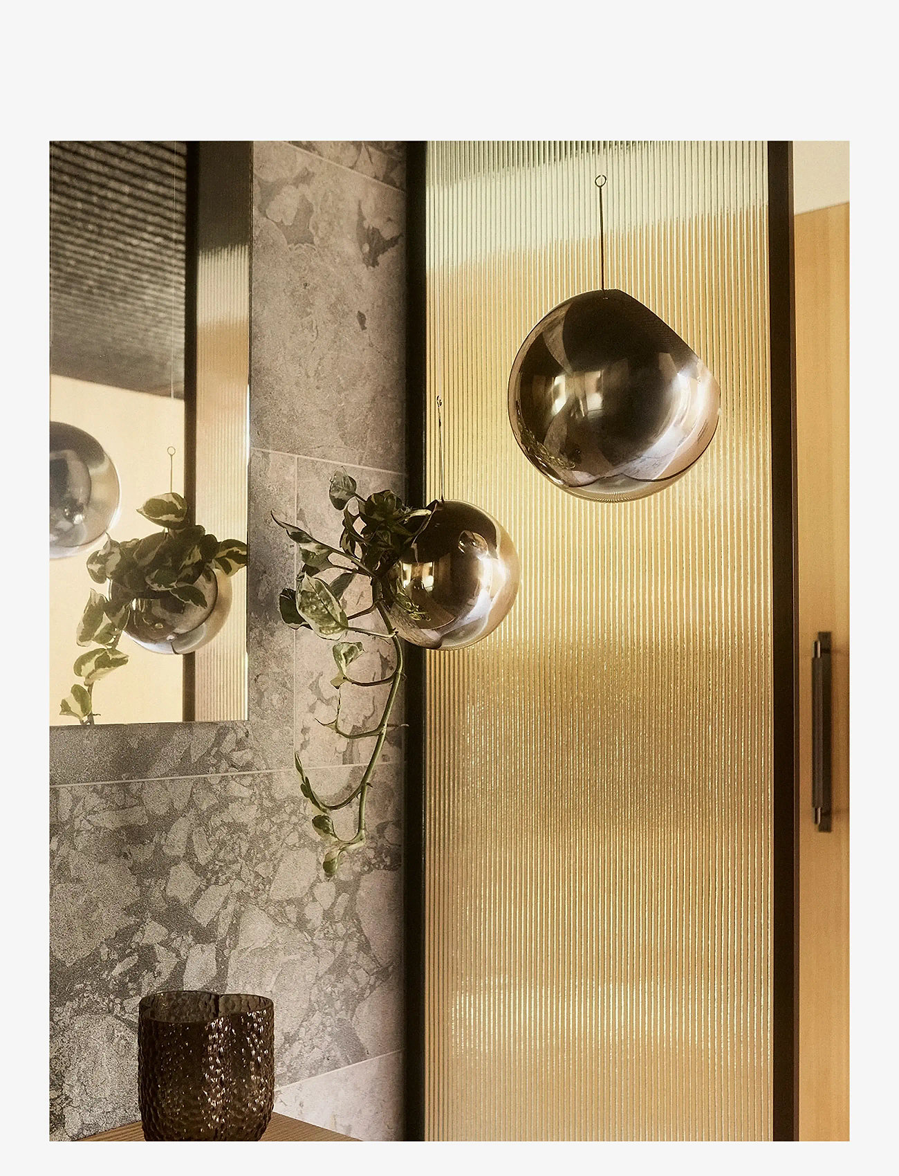 AYTM - GLOBE hanging flowerpot - blumentöpfe - silver - 2