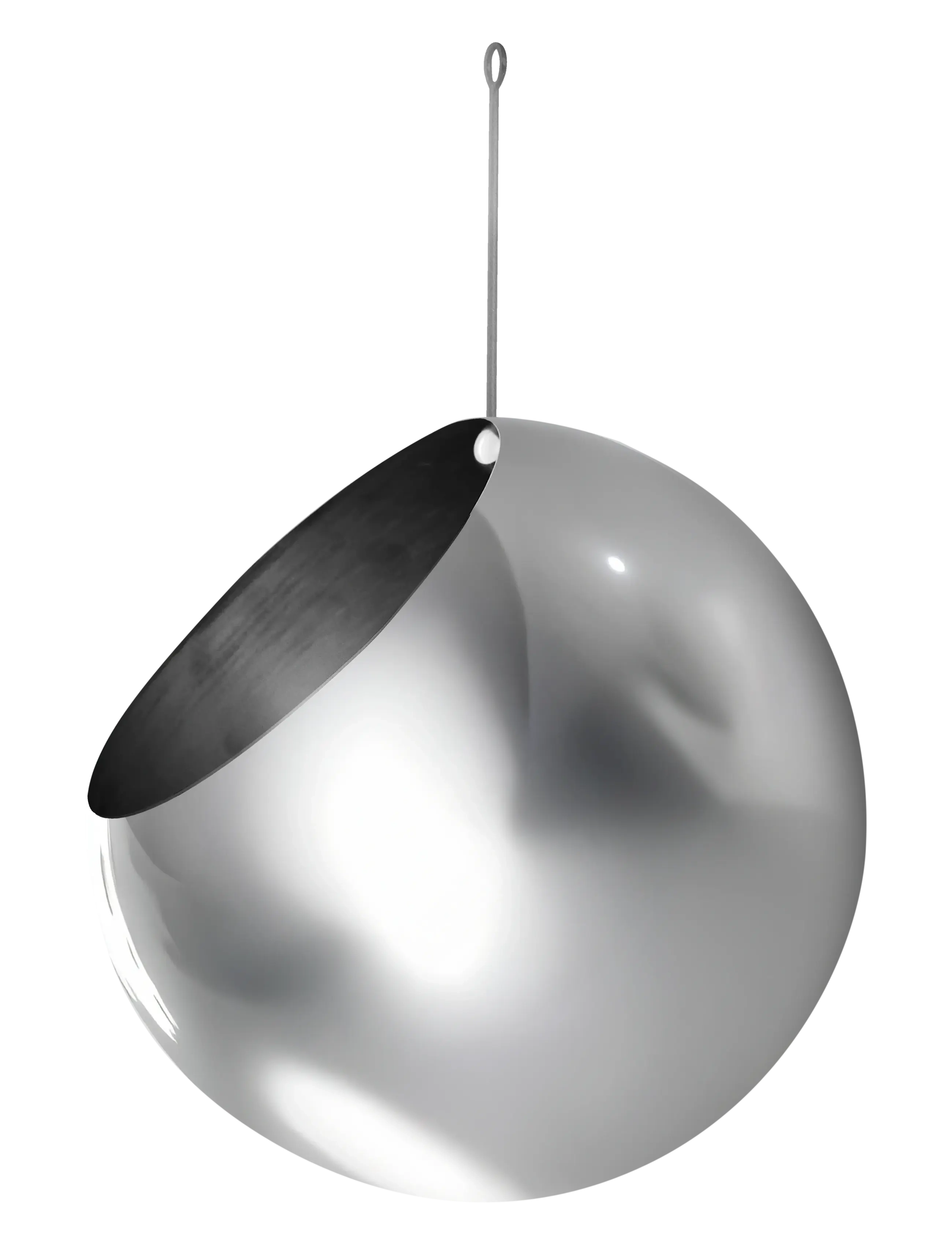 AYTM Globe Hænge Blomsterpotte, Ø21XH32 cm, Silver, Dekoration > Blomsterpotter, Unisex