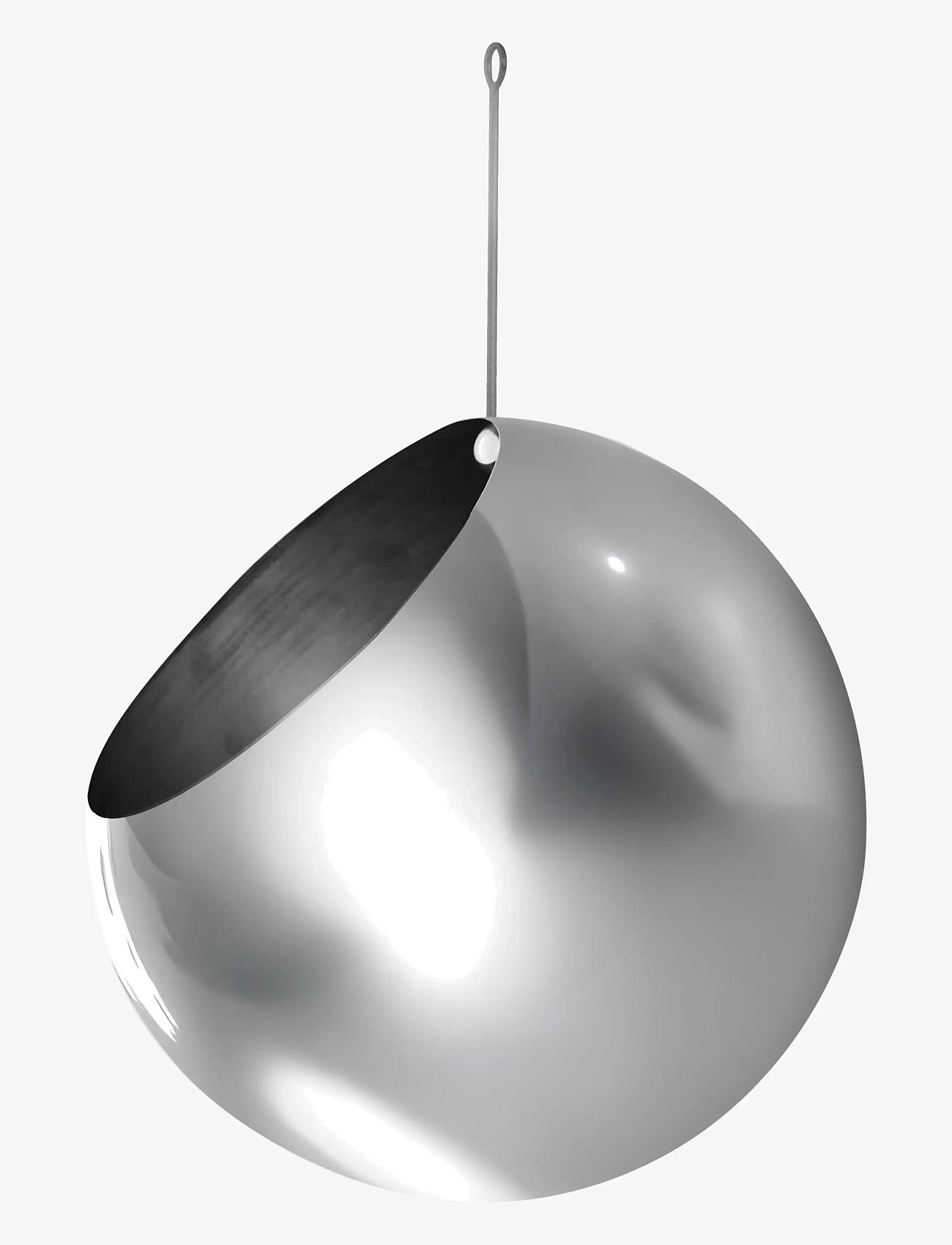AYTM - GLOBE hanging flowerpot - plöntu pottar - silver - 0