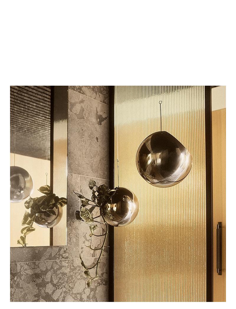 AYTM - GLOBE hanging flowerpot - plöntu pottar - silver - 1