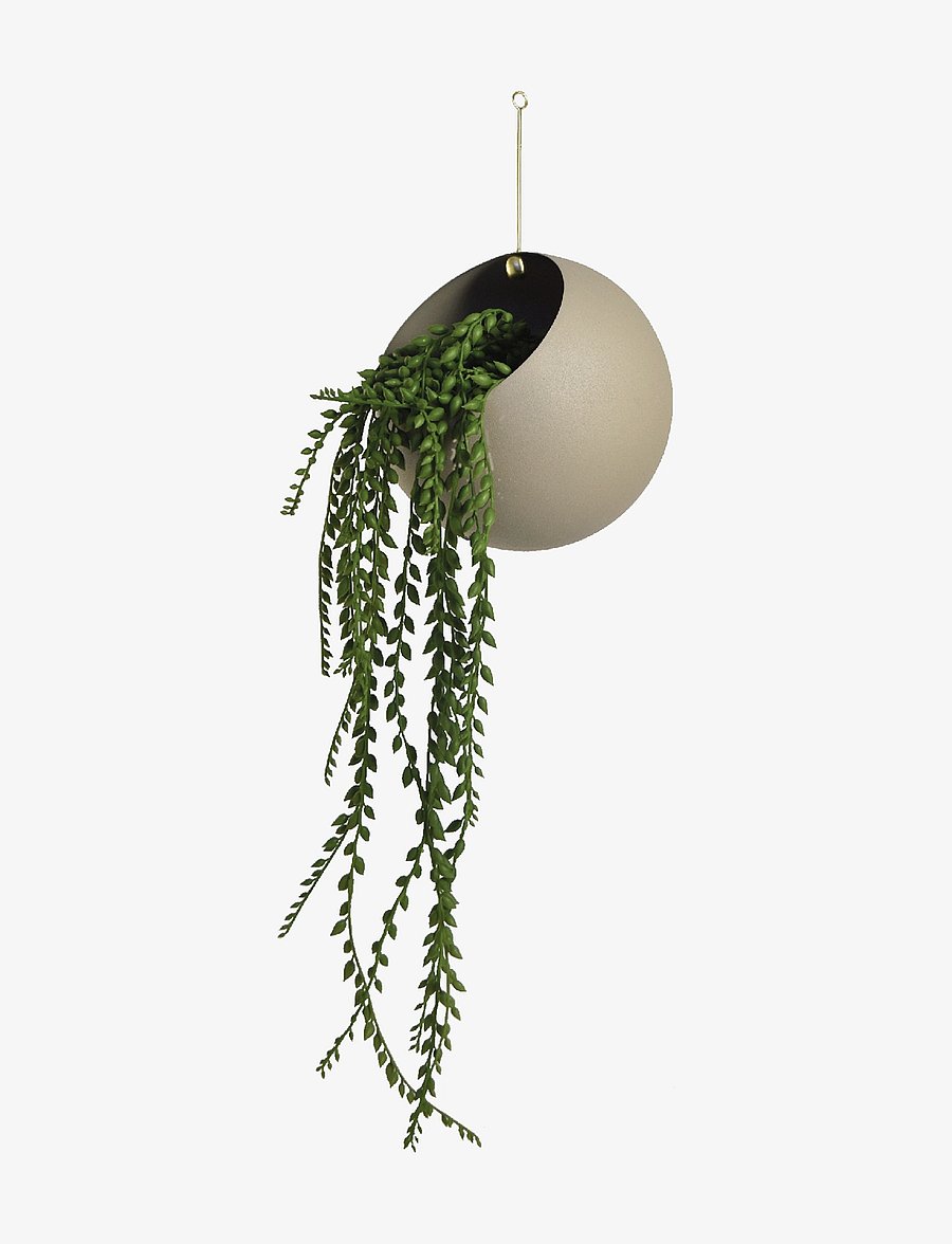AYTM - GLOBE hanging flowerpot - blumentöpfe - taupe - 2