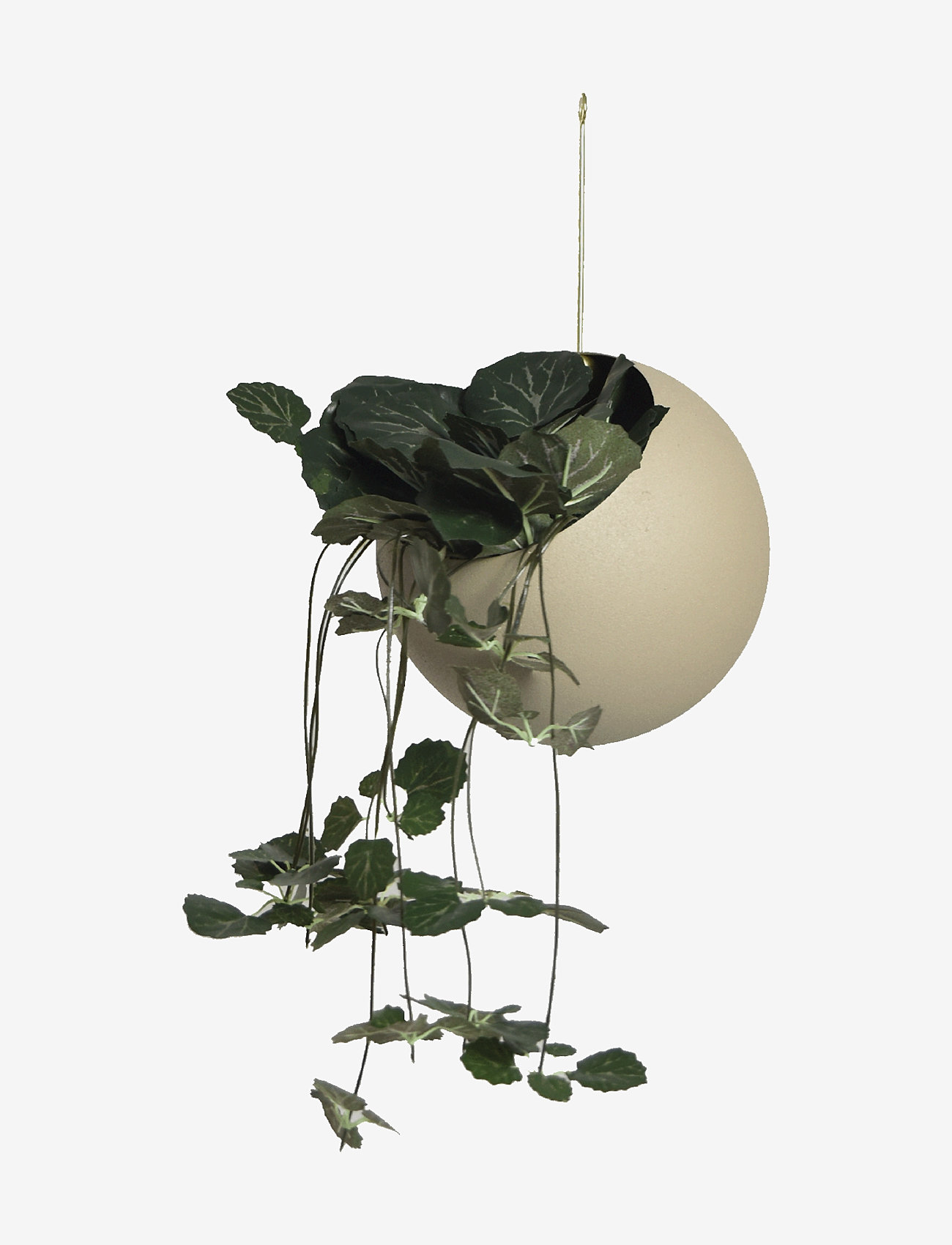 AYTM - GLOBE hanging flowerpot - birthday gifts - taupe - 1