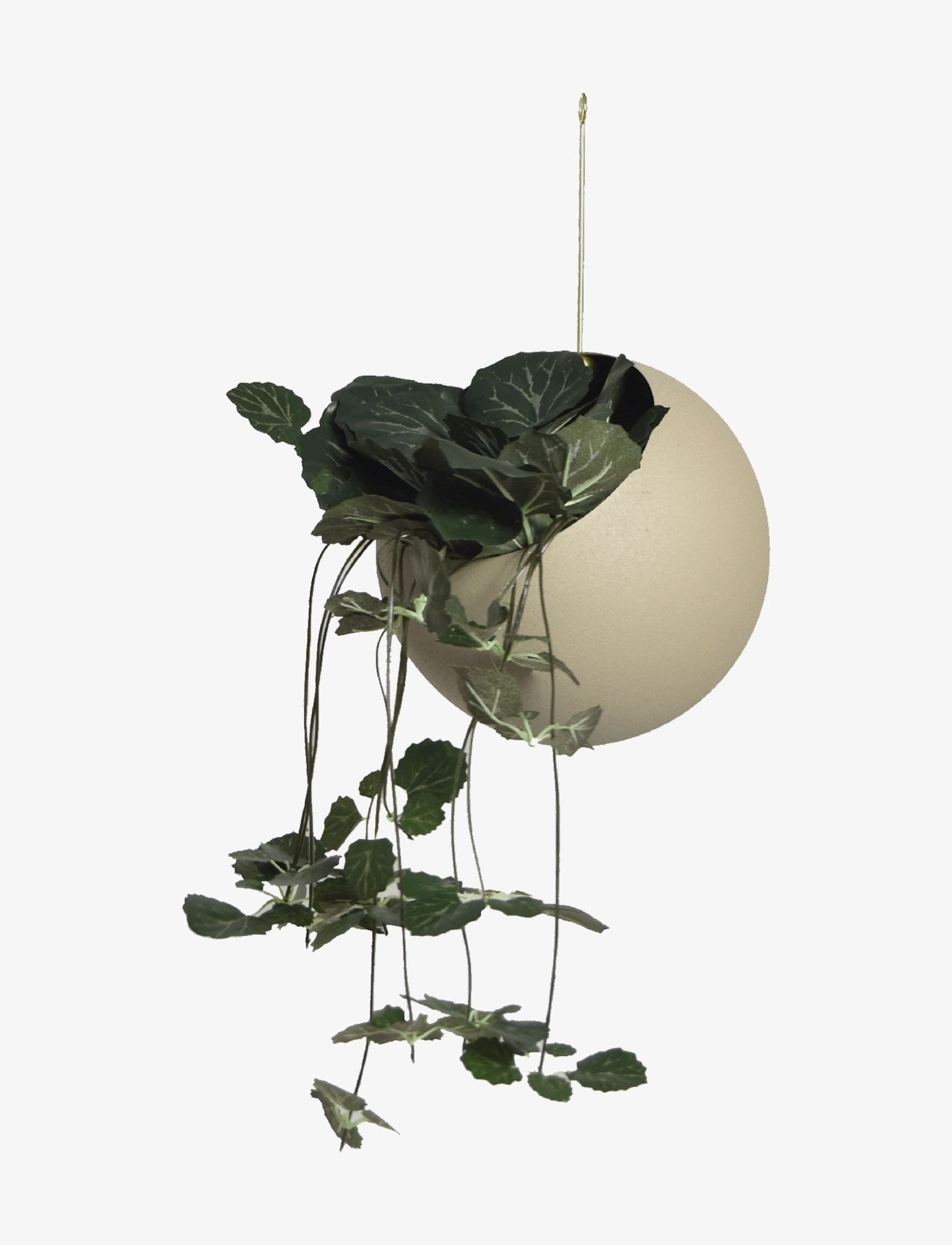 AYTM - GLOBE hanging flowerpot - krukor - taupe - 2