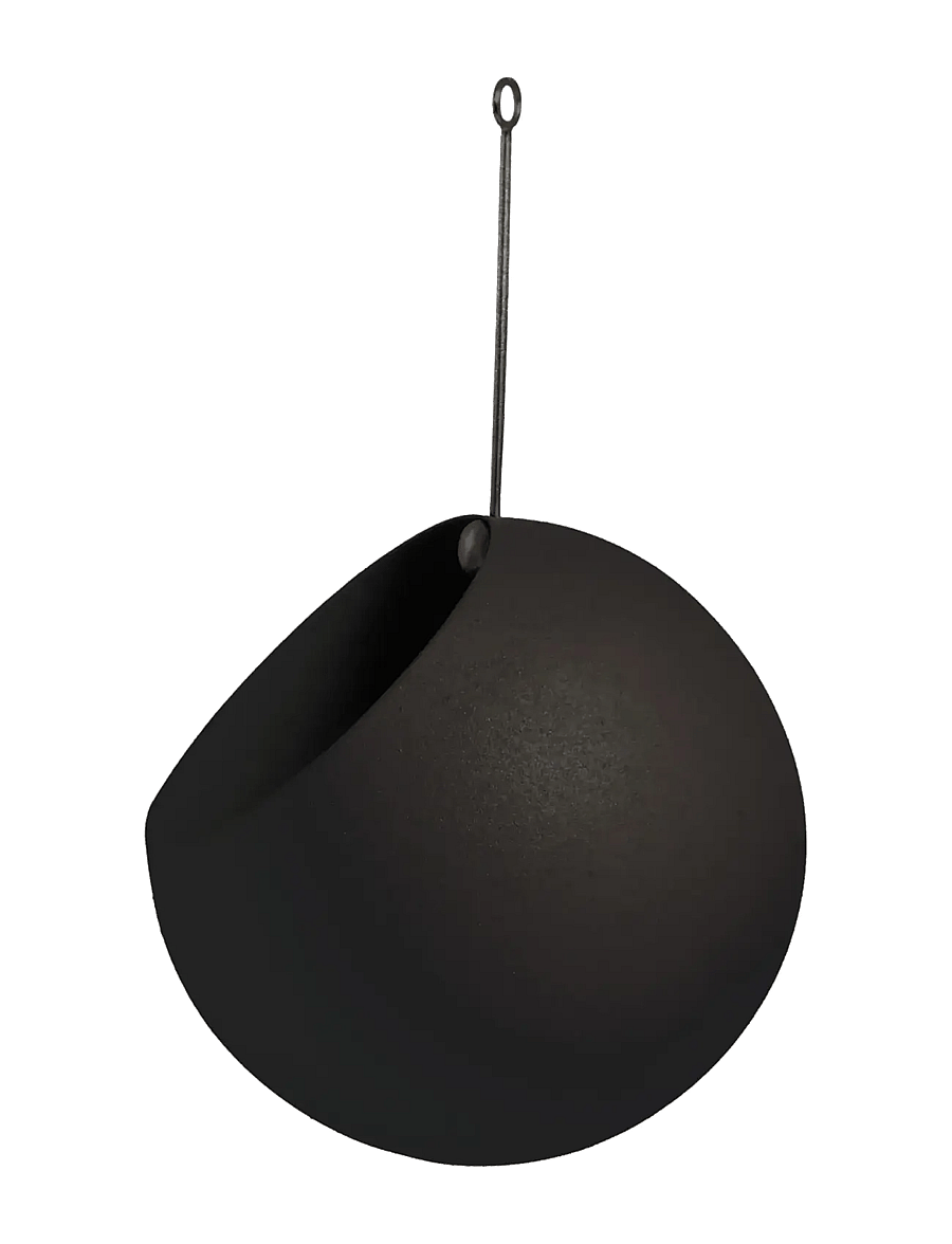 AYTM - GLOBE hanging flowerpot - blumentöpfe - black - 0