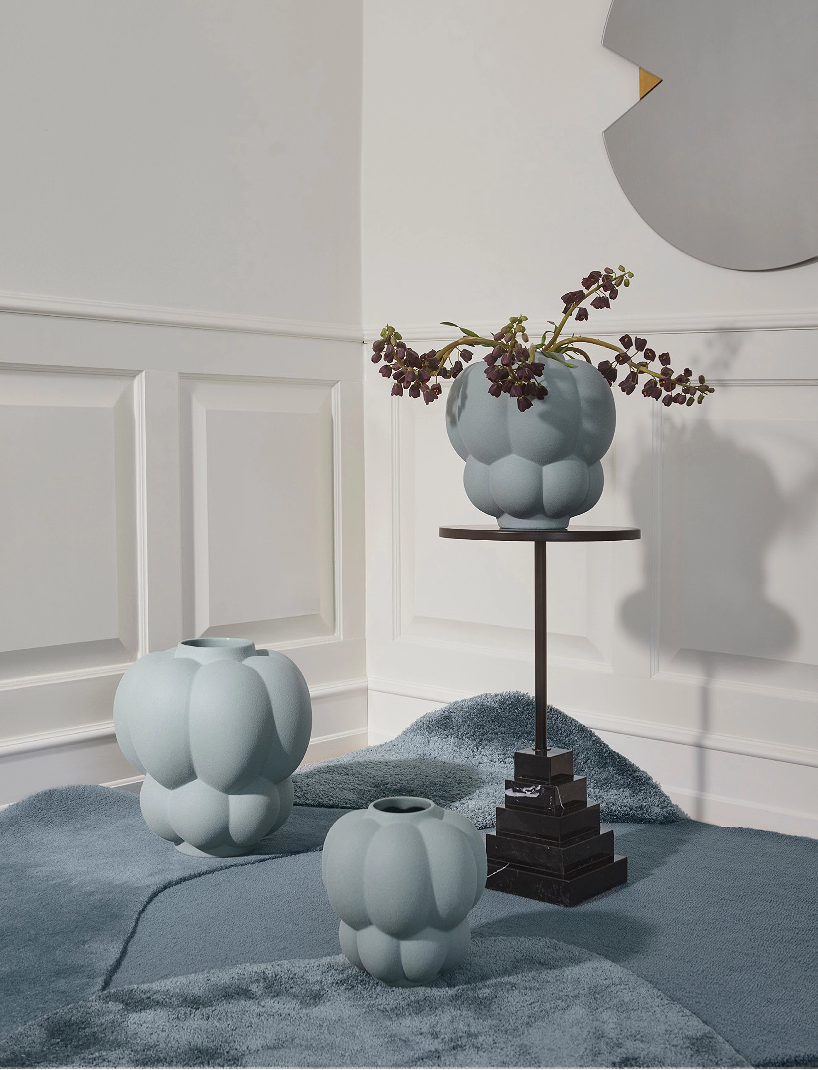 AYTM - MOLA rug - wełniane dywany - dusty blue - 3