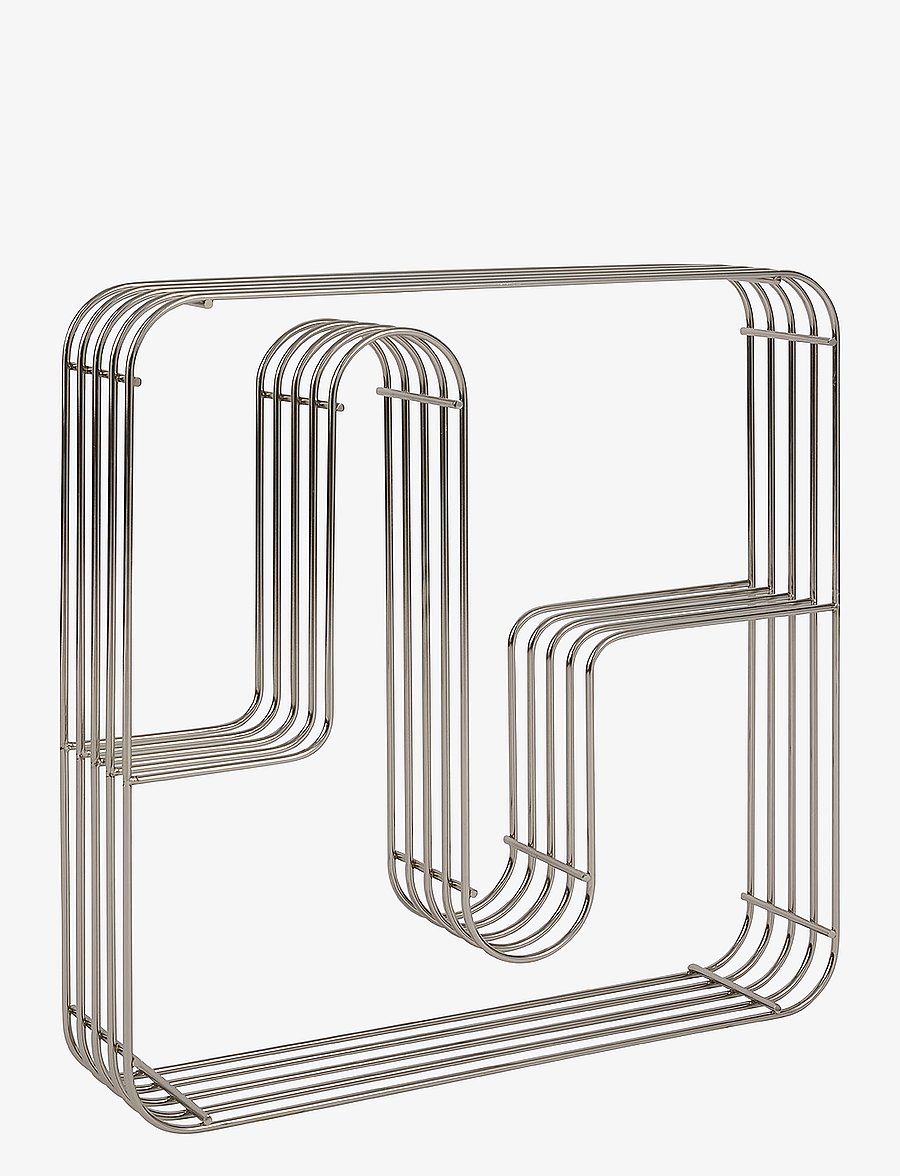 AYTM - CURVA display shelf square - badezimmerverwahrung - silver - 0