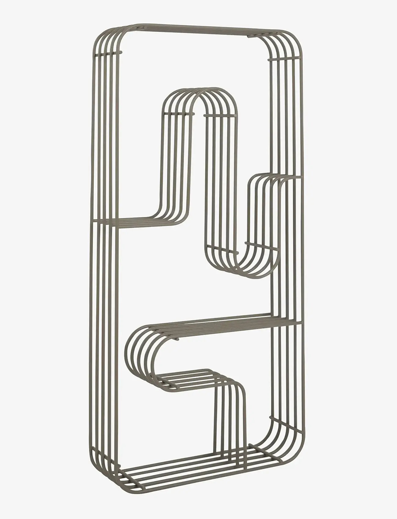 AYTM - CURVA rektangulær displayhylde - storage & shelves - taupe - 0