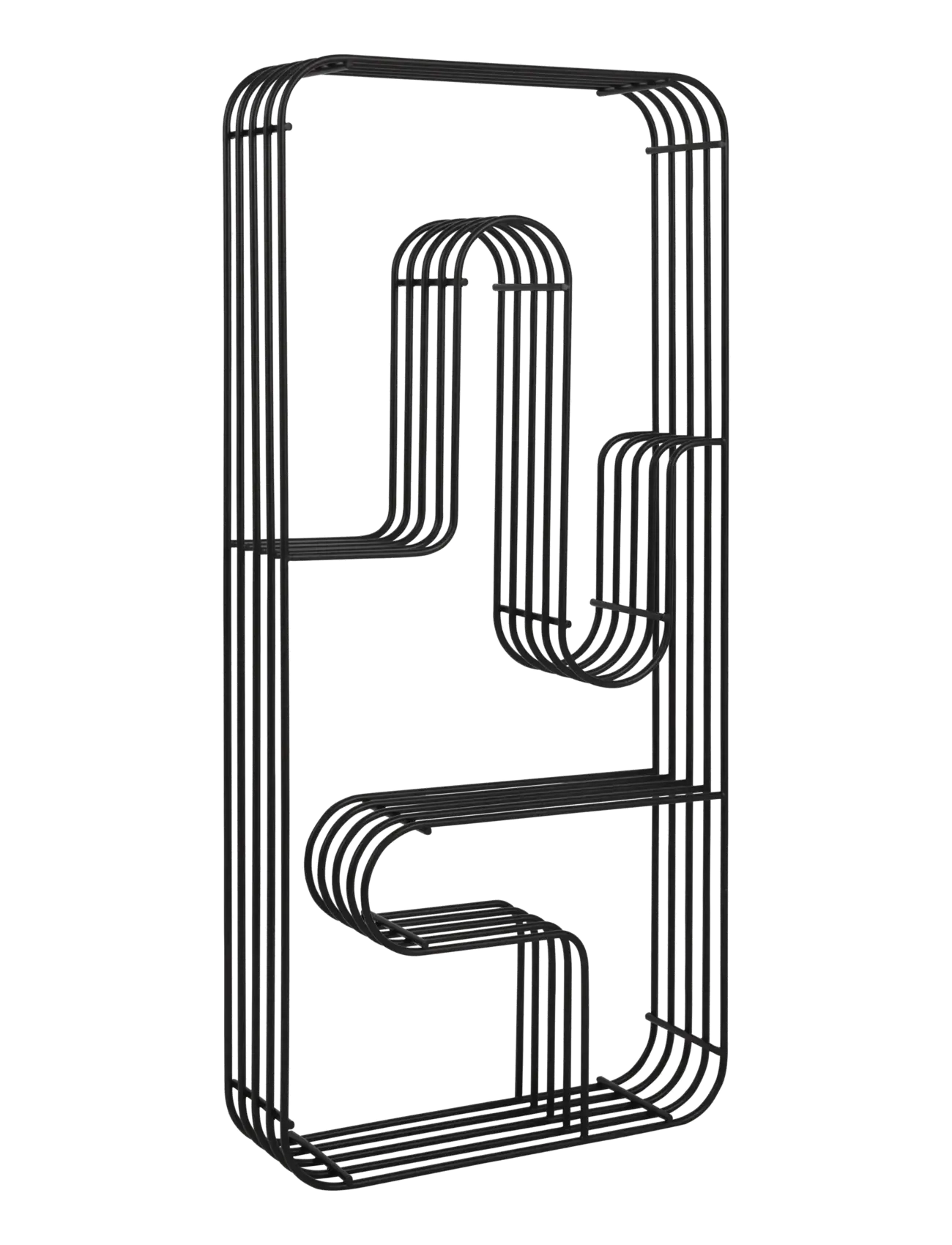 AYTM Curva Rektangulær Displayhylde, One Size, Furniture, Schwarz - Shelves, Homeware