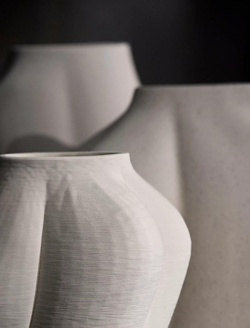 AYTM - SALTARE vase small - vasen - cream - 2