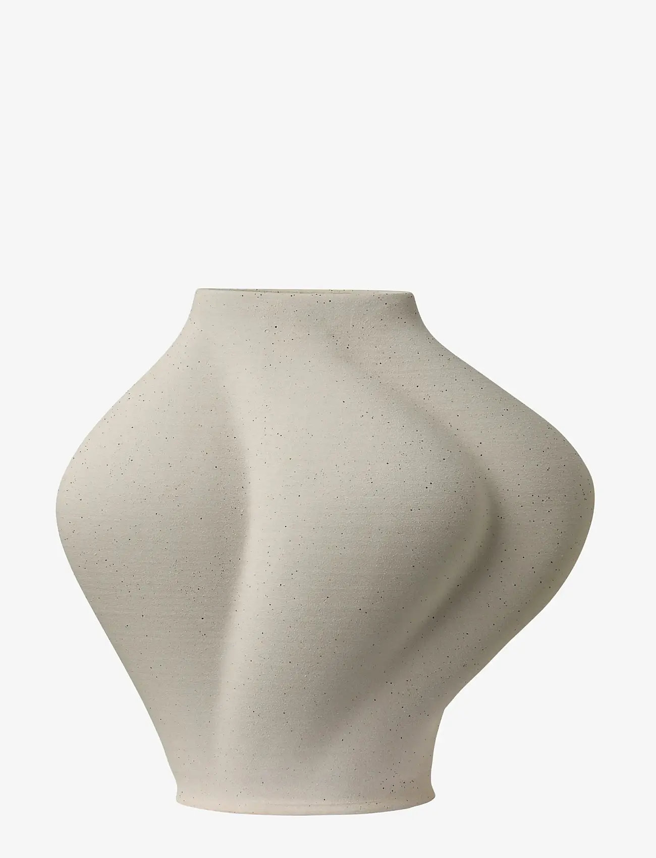 AYTM - SALTARE vase wide - wazony - cream - 1