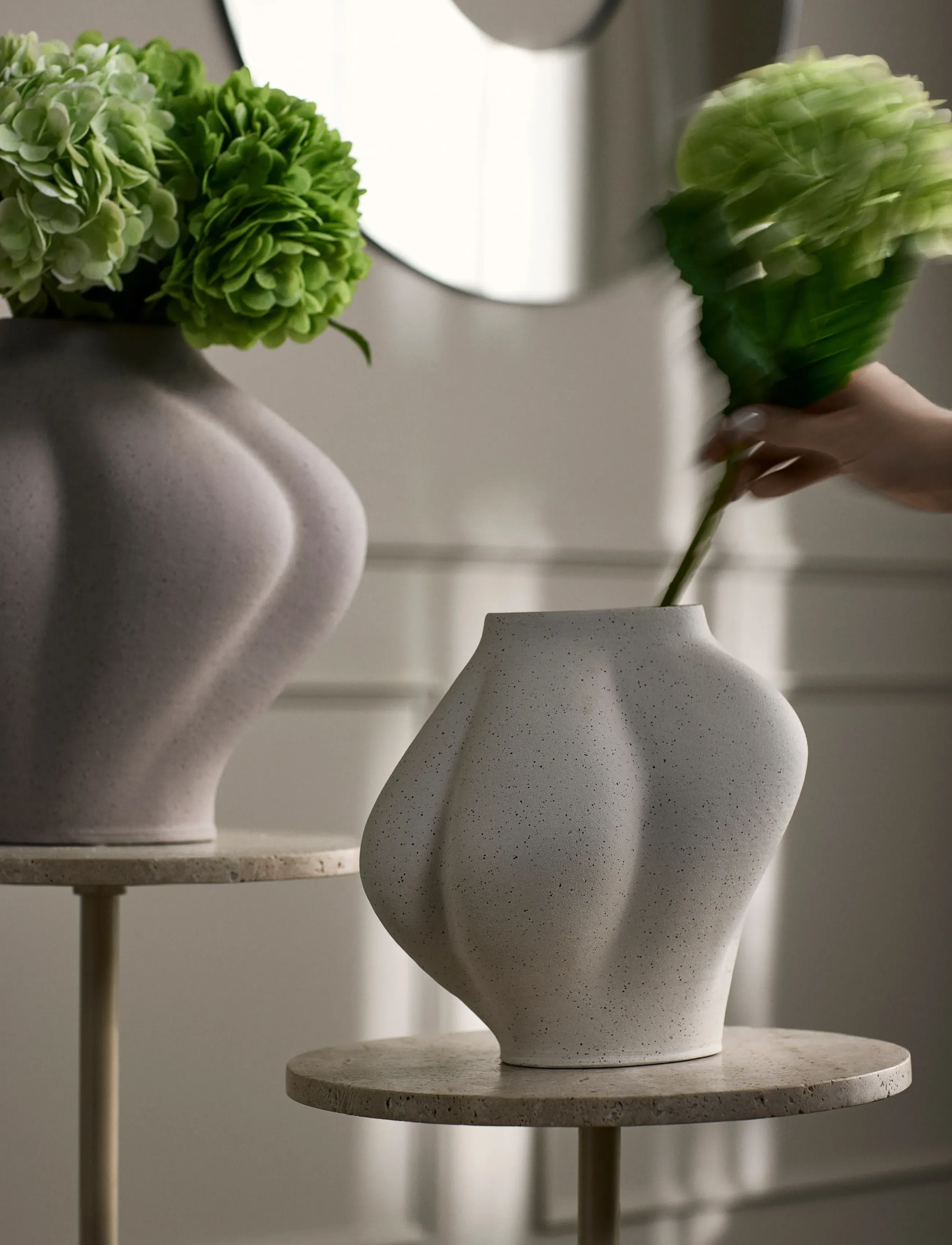 AYTM Saltare Vase Bred, Ø13.8XH30 cm, Cream, Vases > Other Vases, Unisex