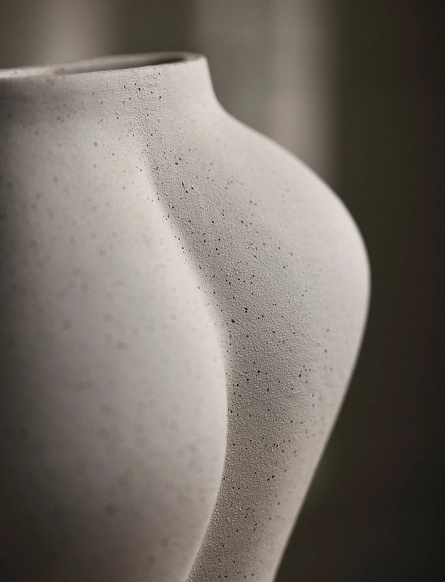AYTM - SALTARE vase wide - vaasid - cream - 3