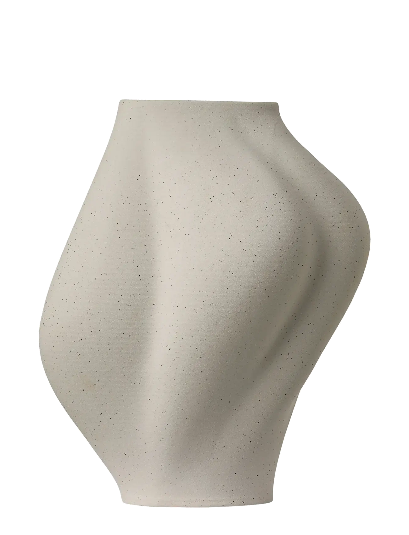 AYTM Saltare Vase Smal, Vase, Creme, Str: Ø17XH35CM