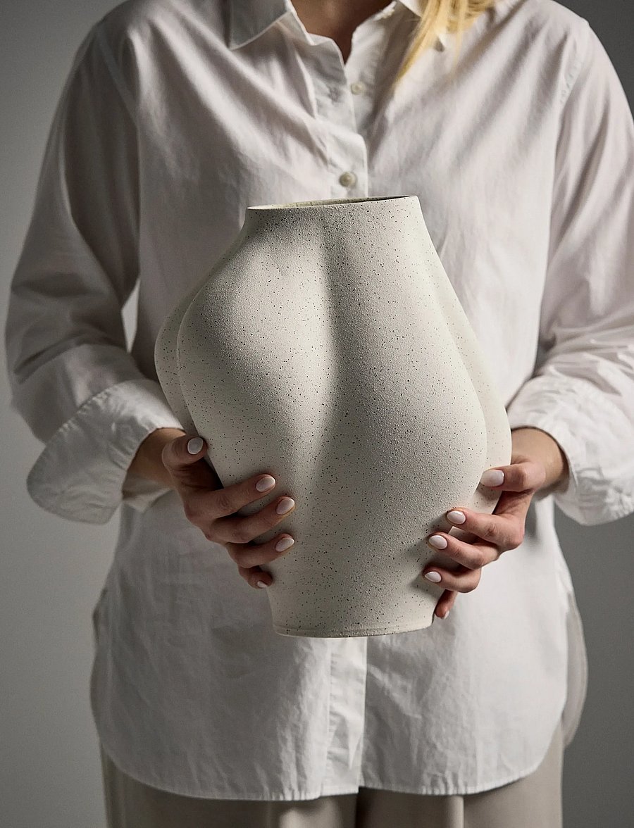 AYTM - SALTARE vase narrow - vaasid - cream - 2