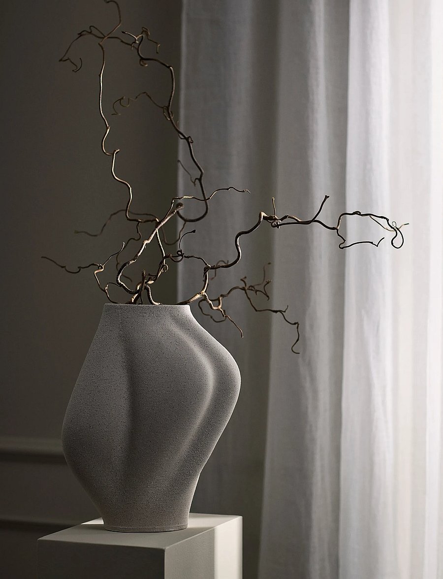 AYTM - SALTARE vase narrow - vaasid - taupe - 0
