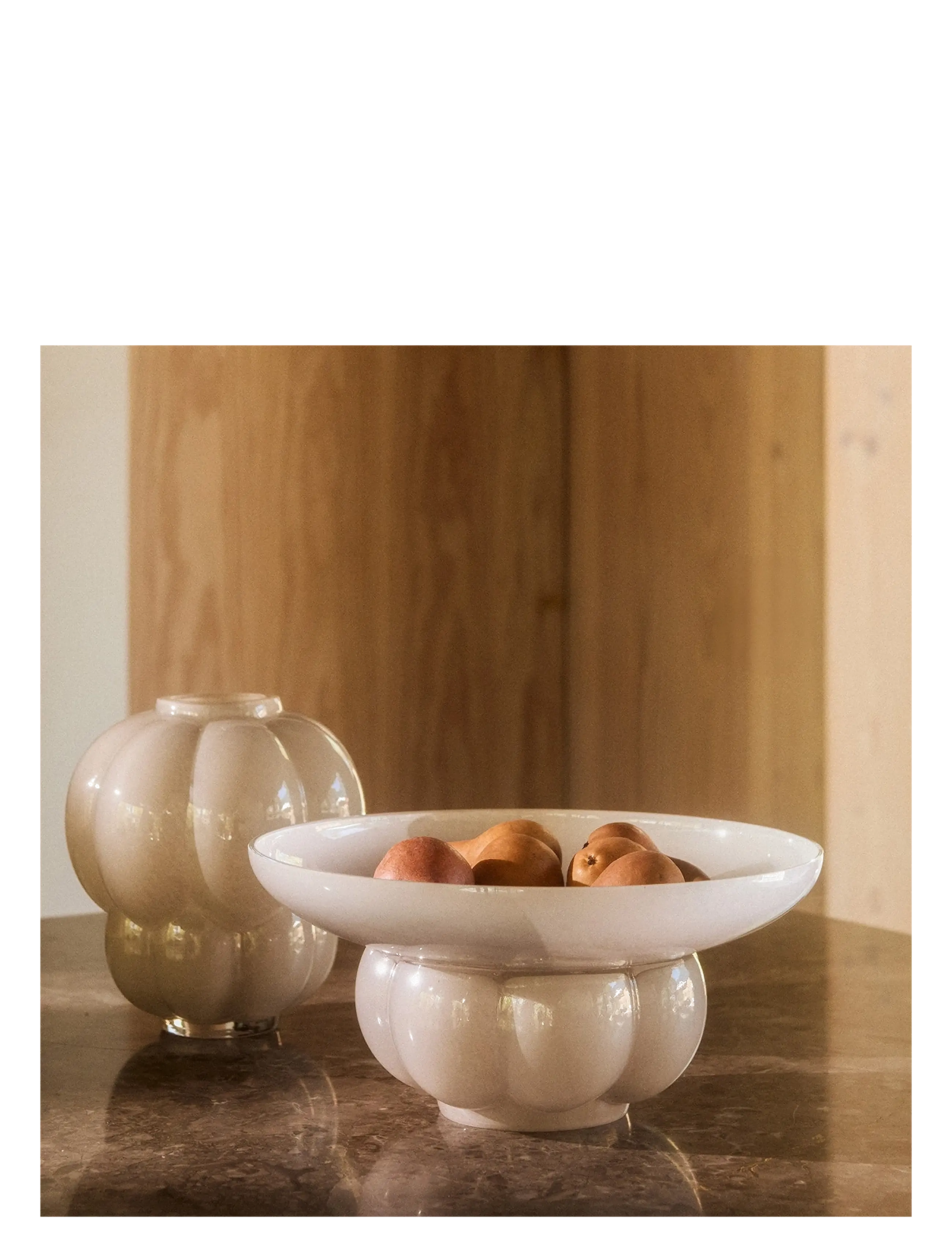AYTM - UVA glass bowl - dekoschalen - dove - 3