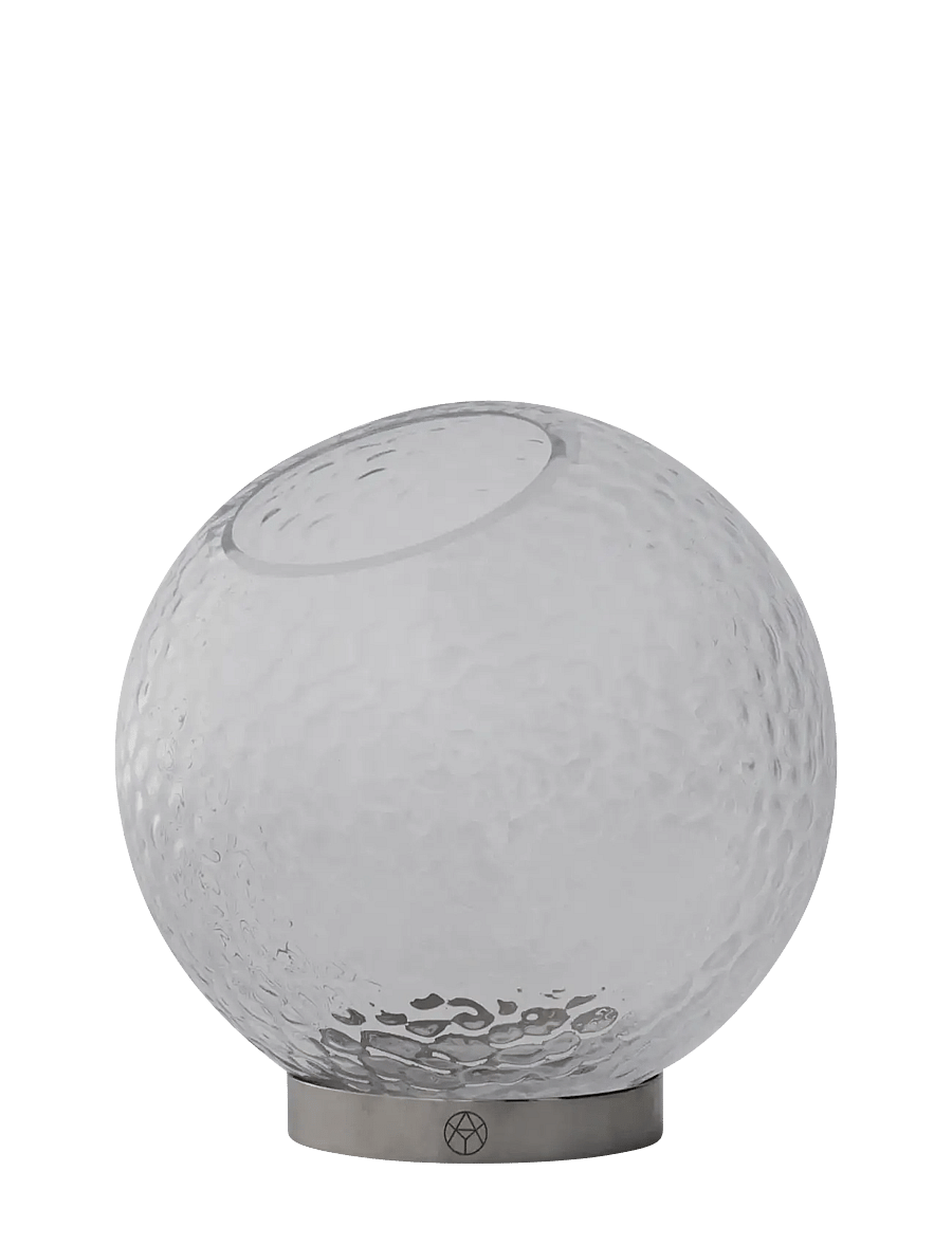 AYTM - GLOBE BUBBLES vase w. stand - vasen - clear - 1