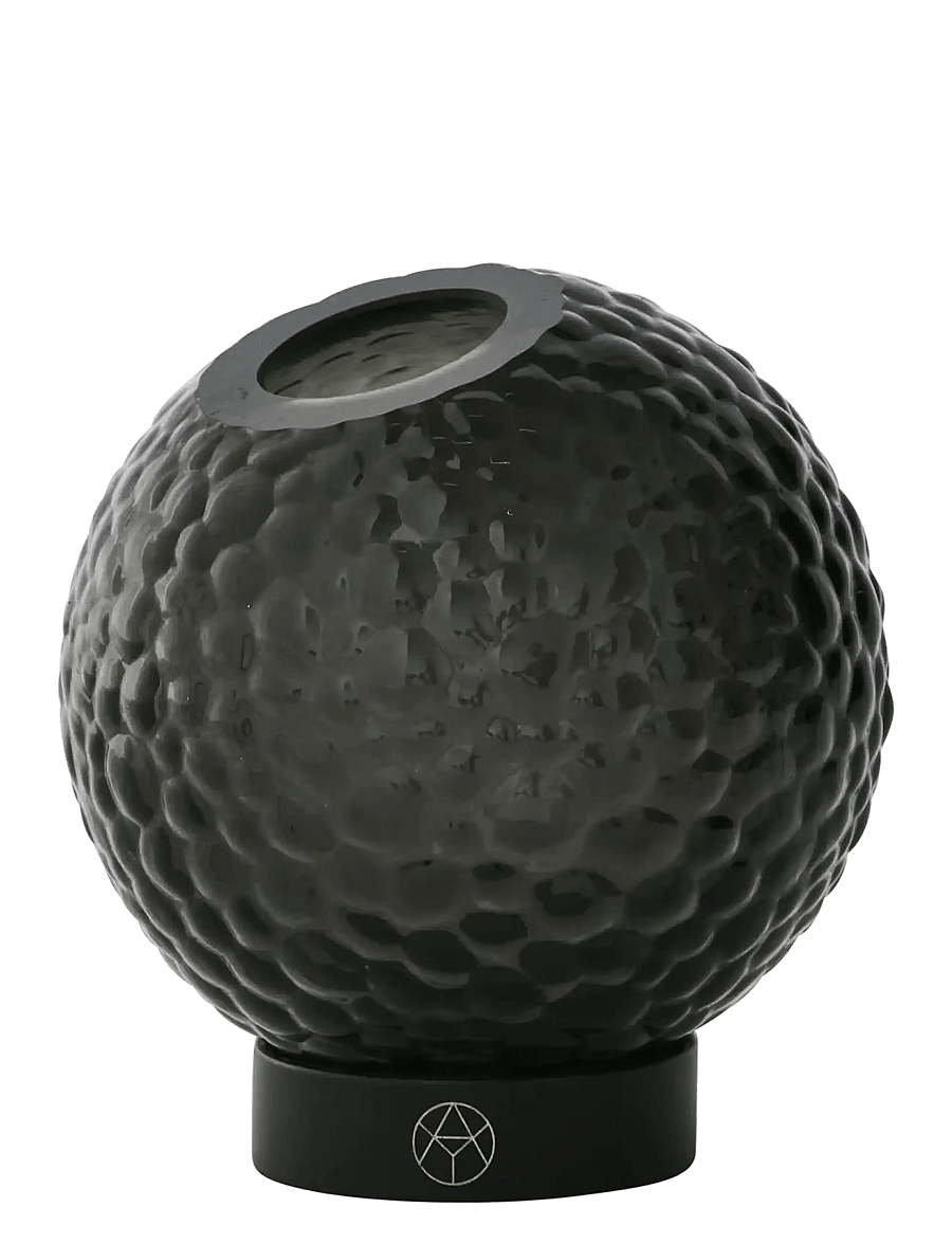 AYTM - GLOBE BUBBLES vase w. stand - vasen - black - 1