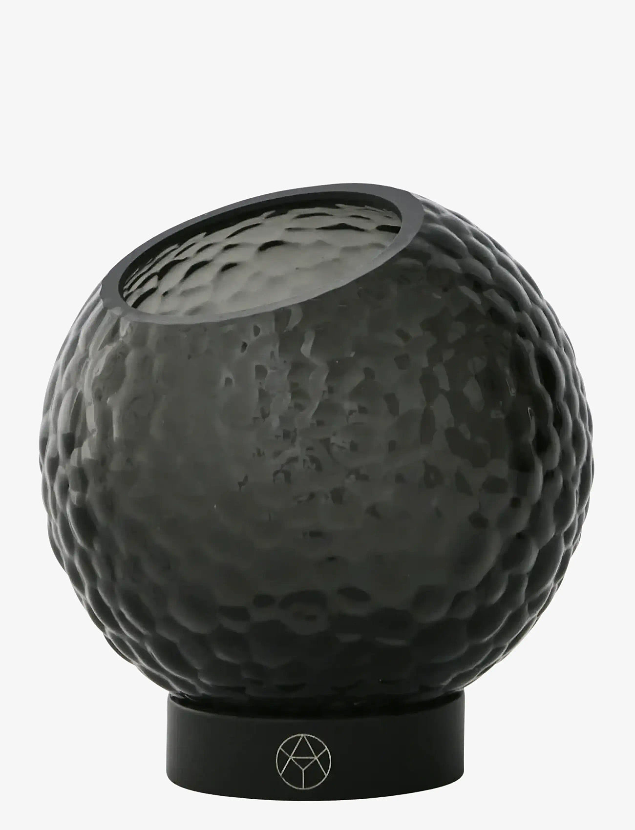 AYTM - GLOBE BUBBLES tealight w. stand - vasen - black - 0