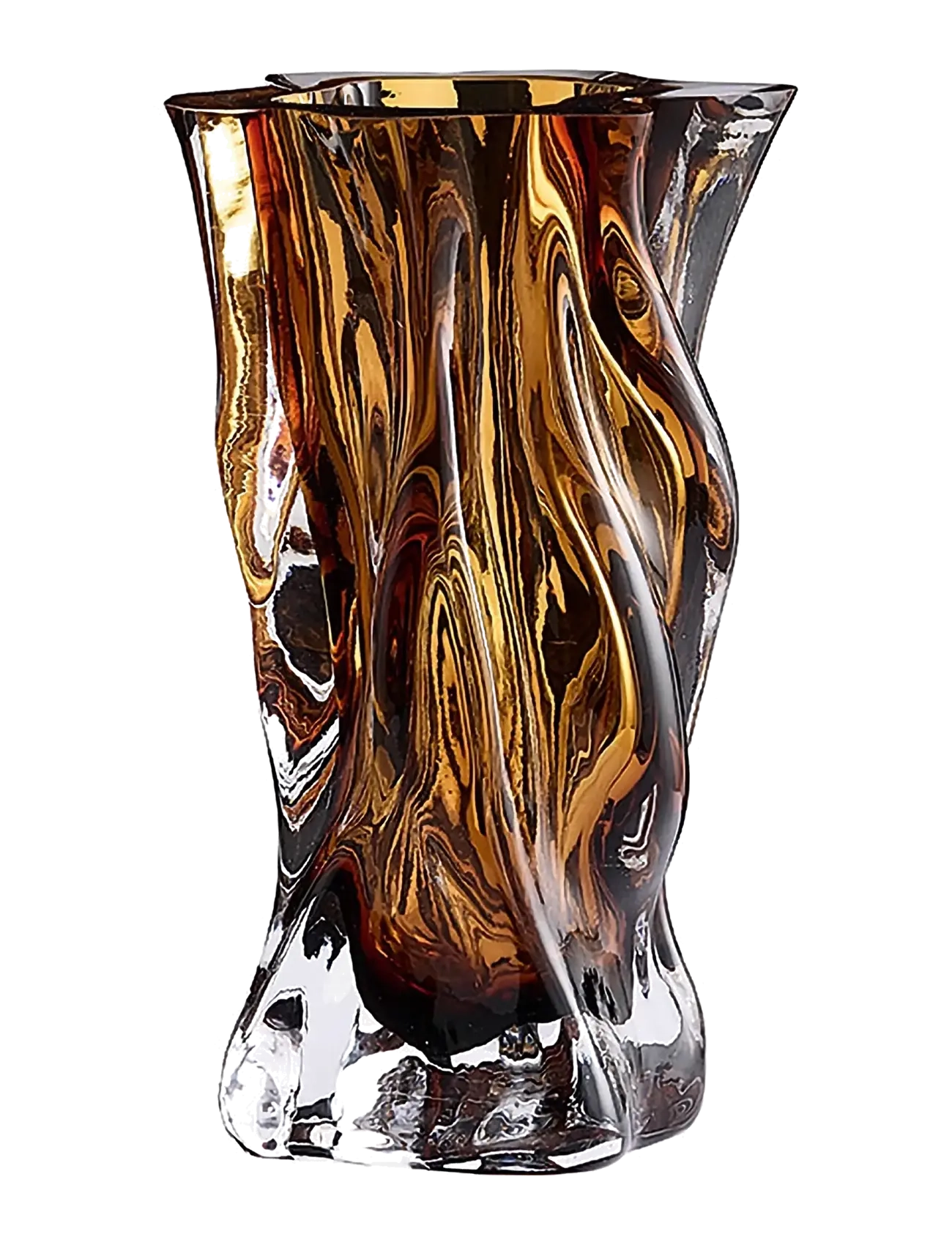 AYTM - VENA vase S - vases - amber - 2