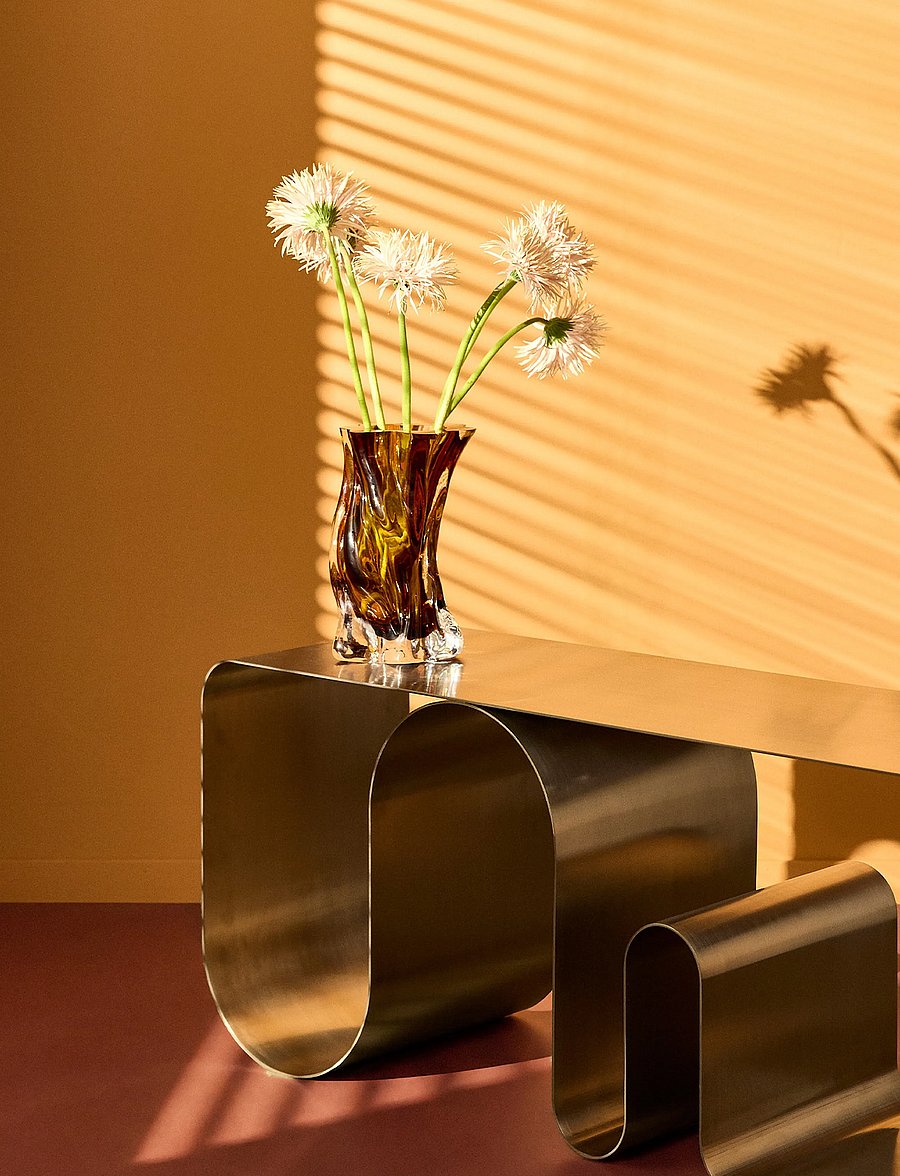 AYTM - VENA vase S - vaasid - amber - 0