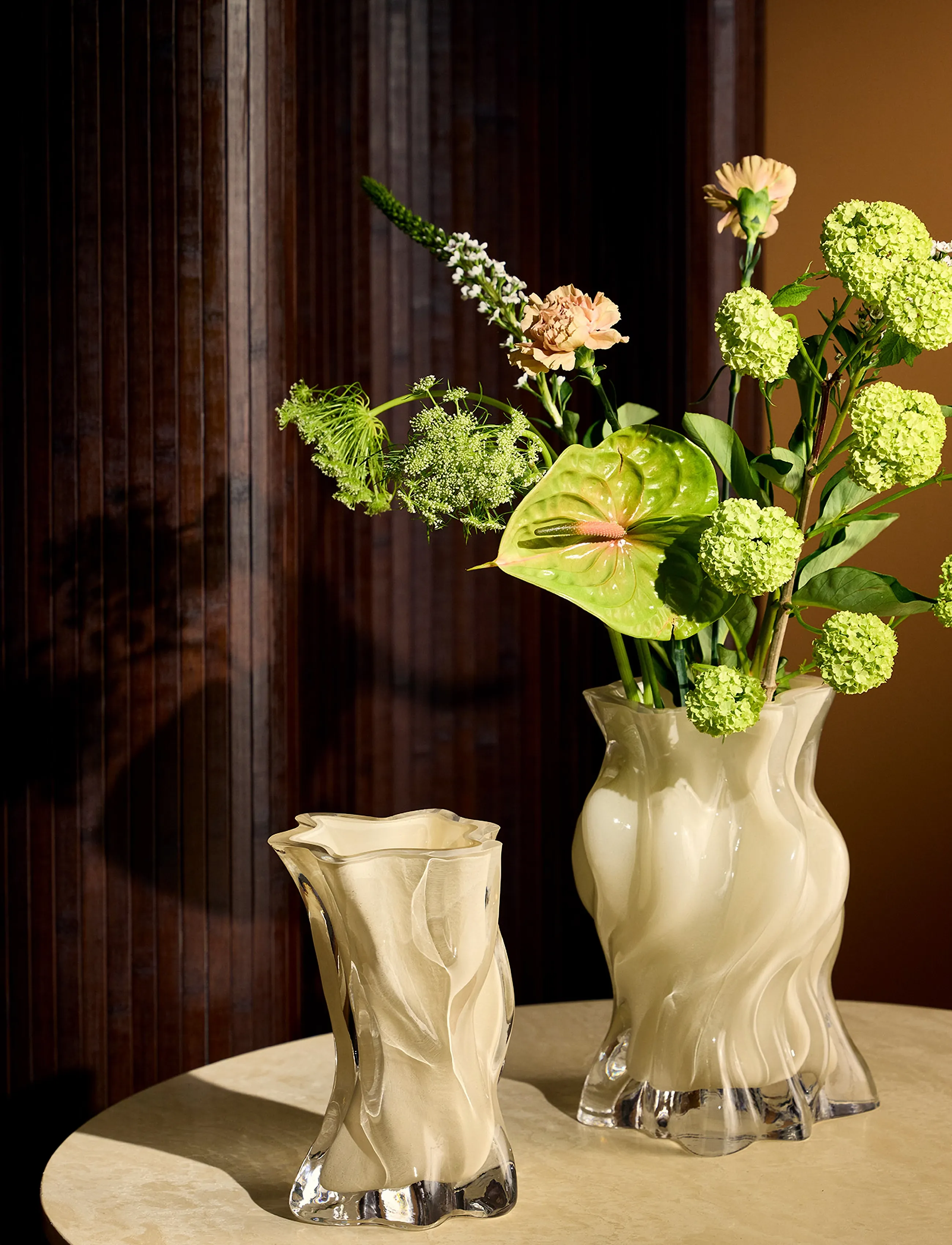 AYTM - VENA vase M - vases - cream - 5