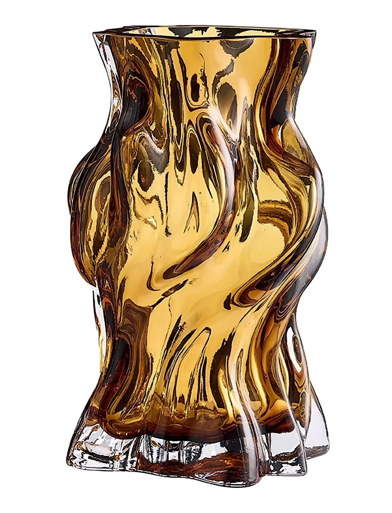 AYTM - VENA vase M - vases - amber - 2
