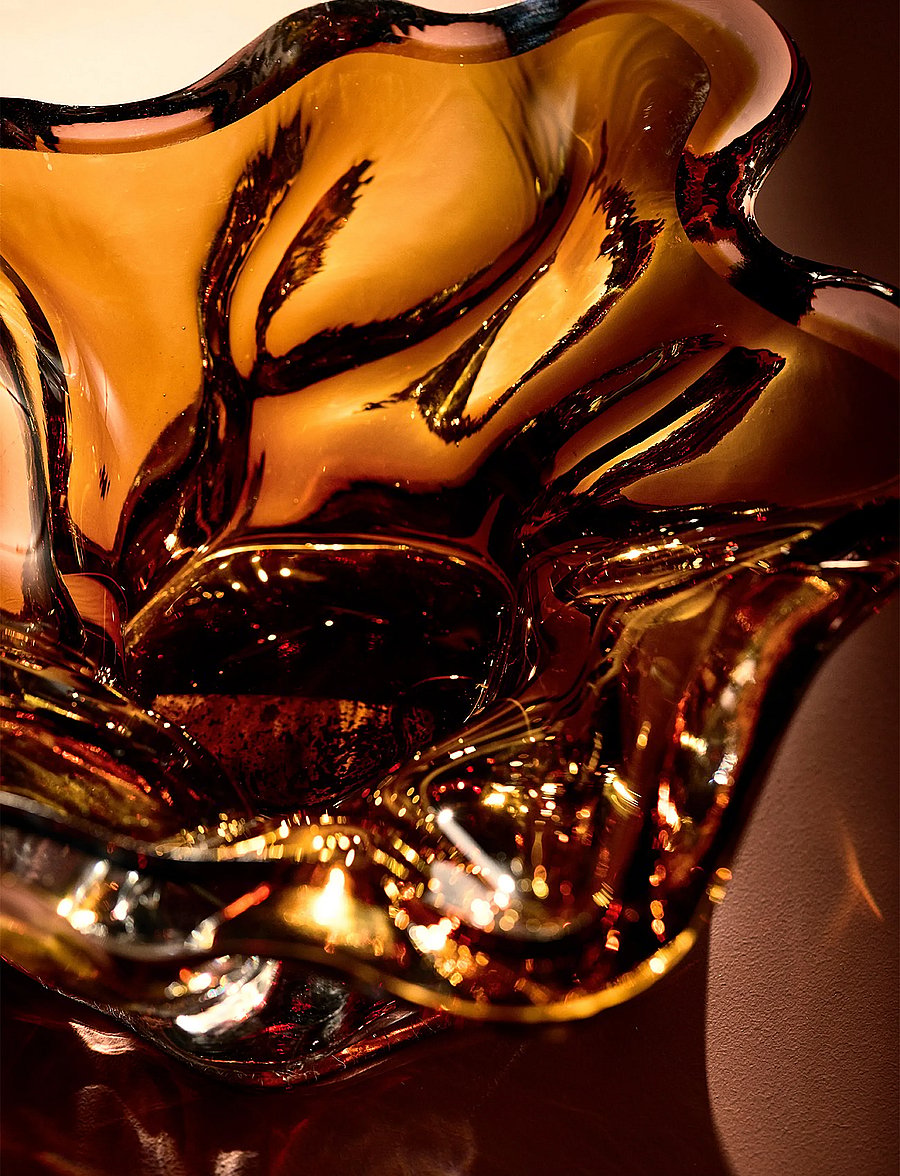 AYTM - VENA bowl - amber - 0