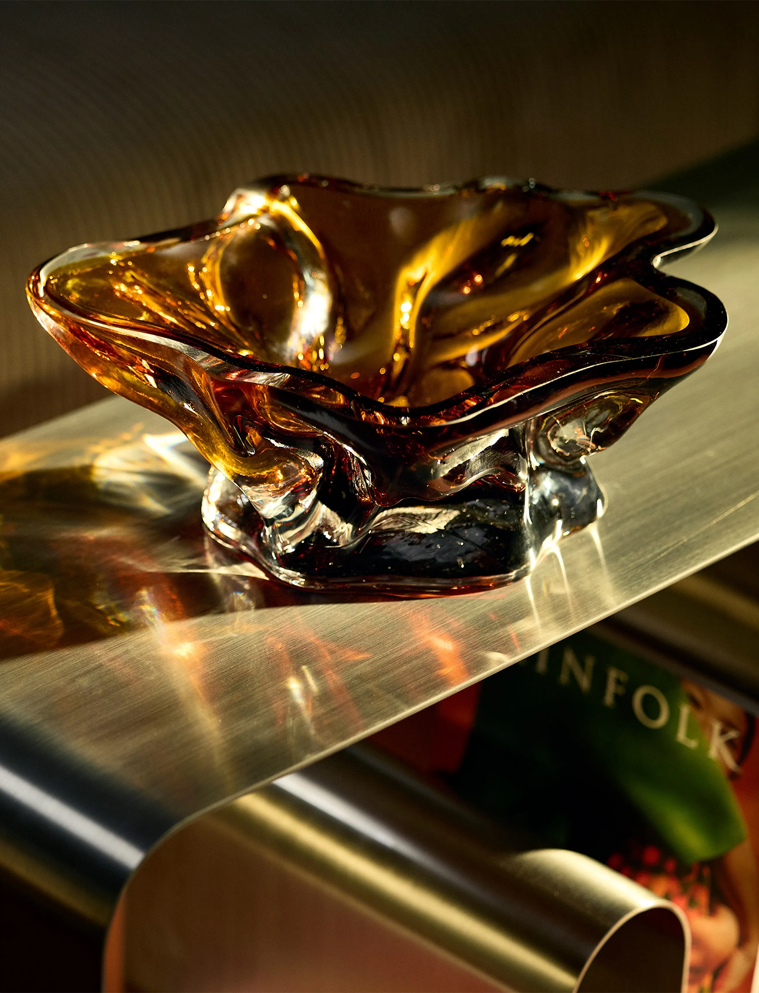 AYTM - VENA bowl - amber - 5