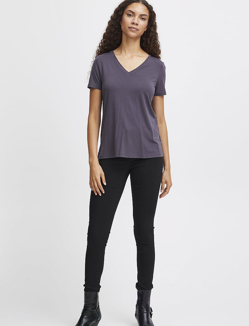 b.young - BYELVA BYDIXI 5 POCKET - liibuvad teksad - black - 0