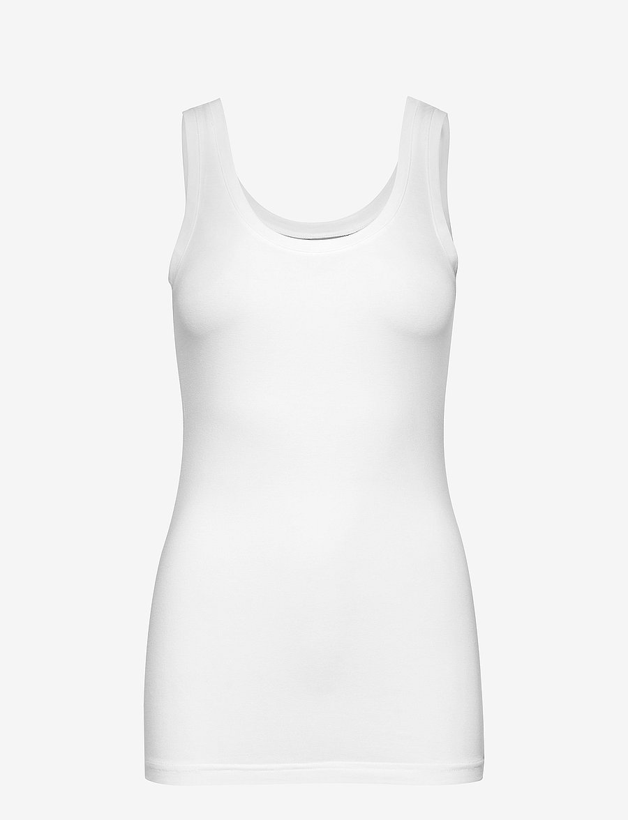 b.young - Pamila top - - tanktops - optical white - 1