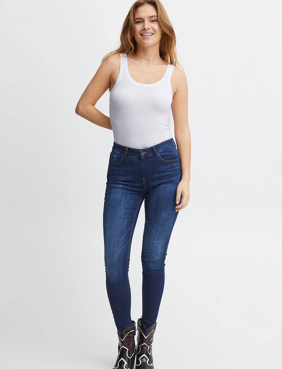 b.young - Pamila top - - tanktops - optical white - 0