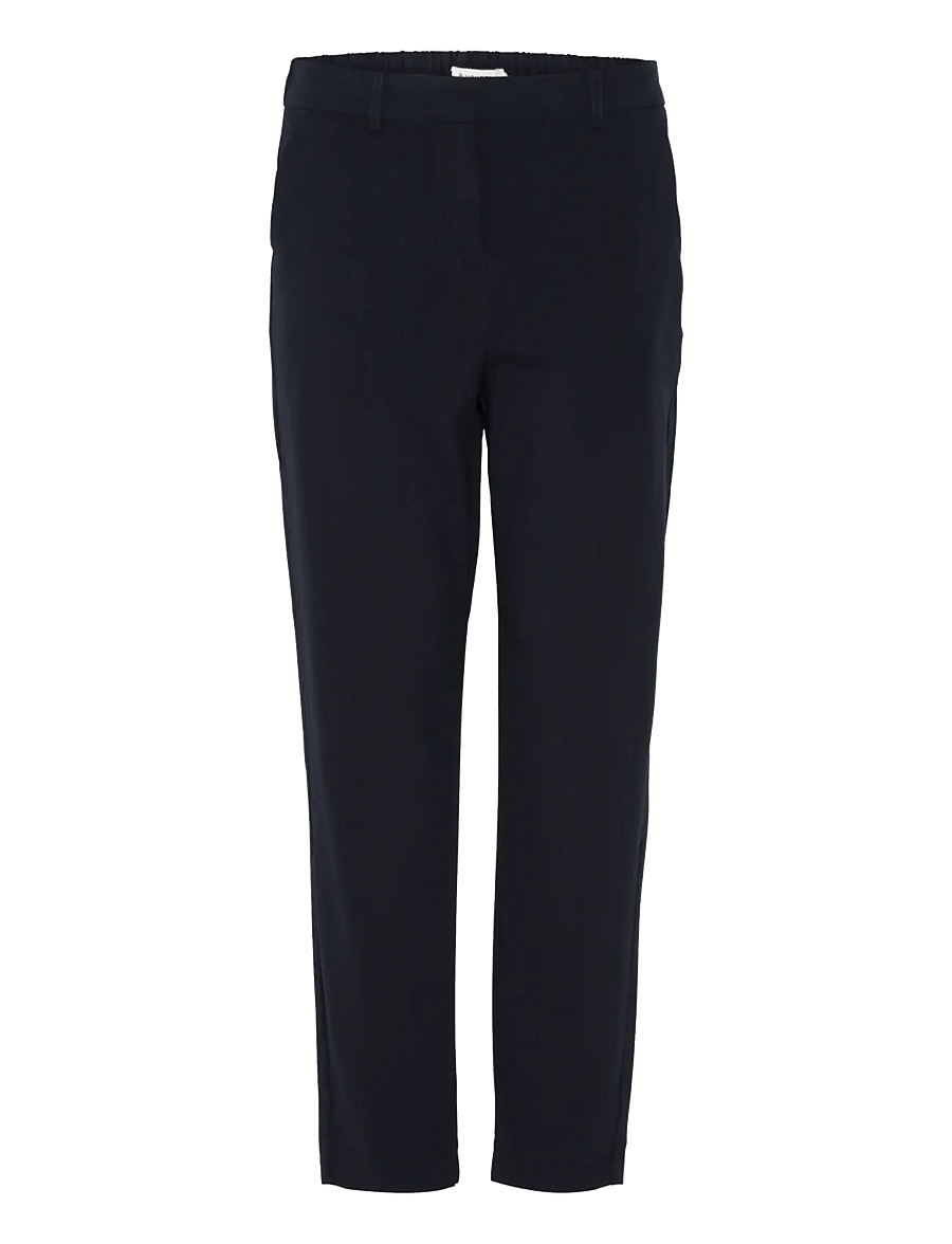 b.young - BYDANTA PANTS CROP - puvunhousut - copenhagen night - 1